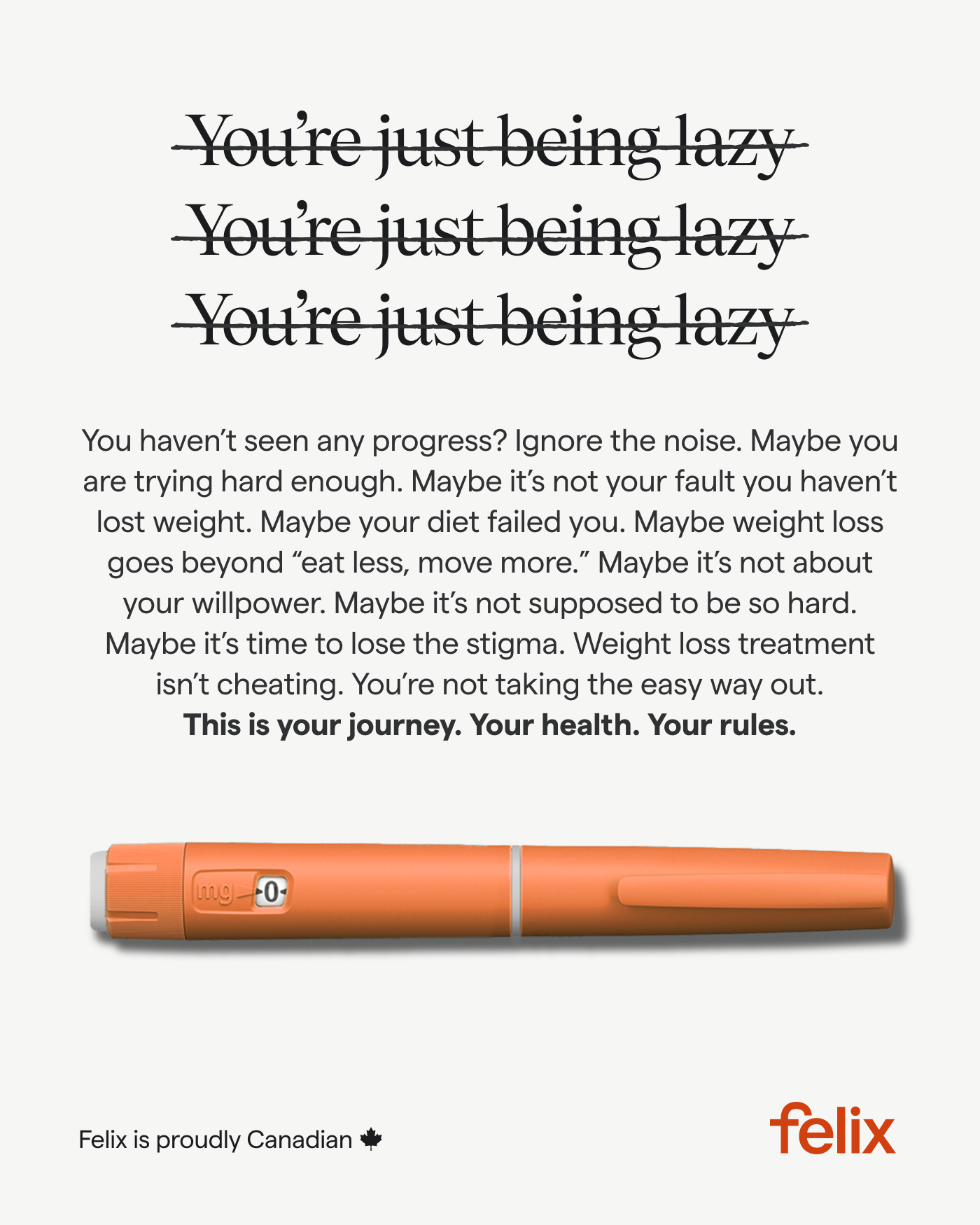 Felix Health Facebook ad