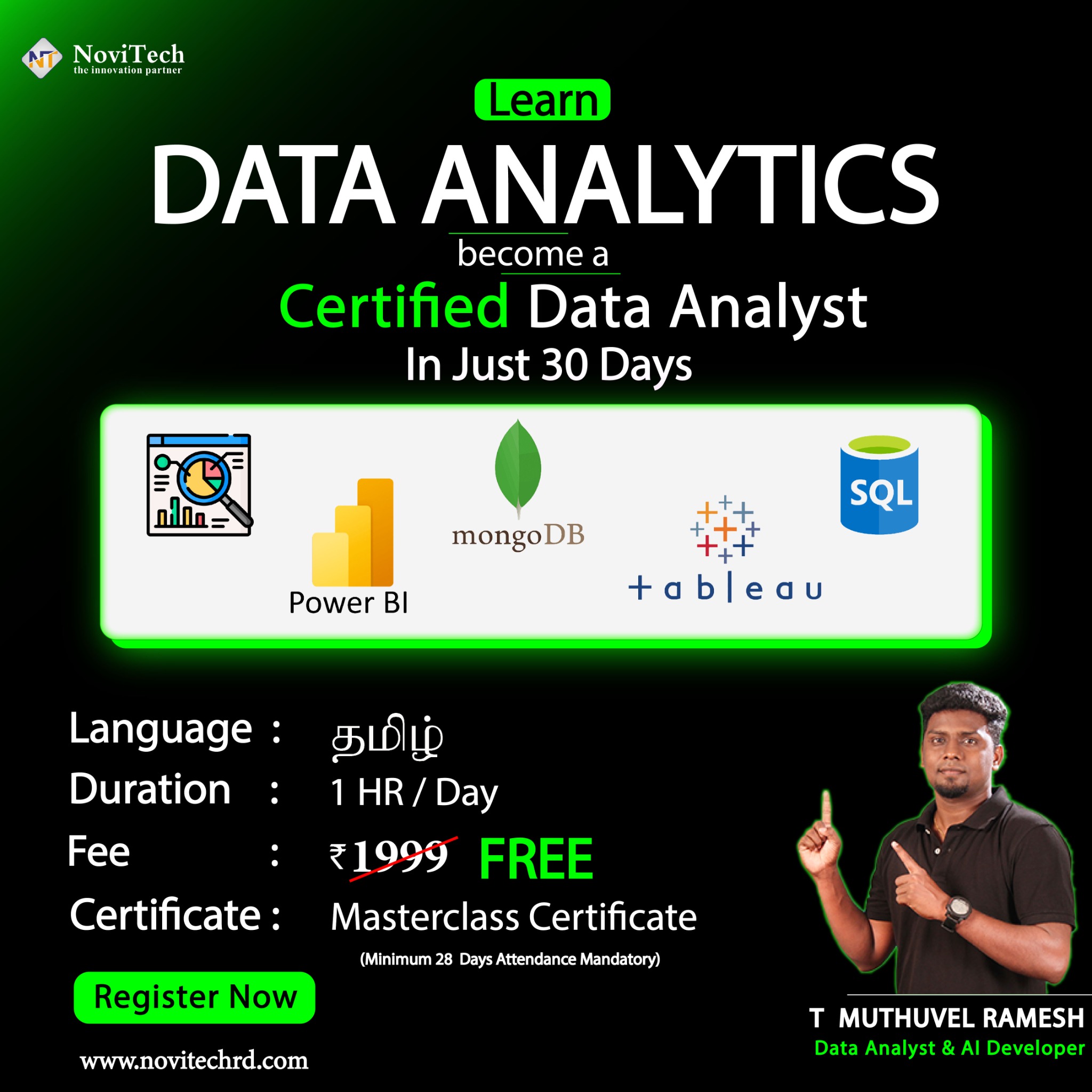 Novitech R&D Pvt Ltd Facebook ad