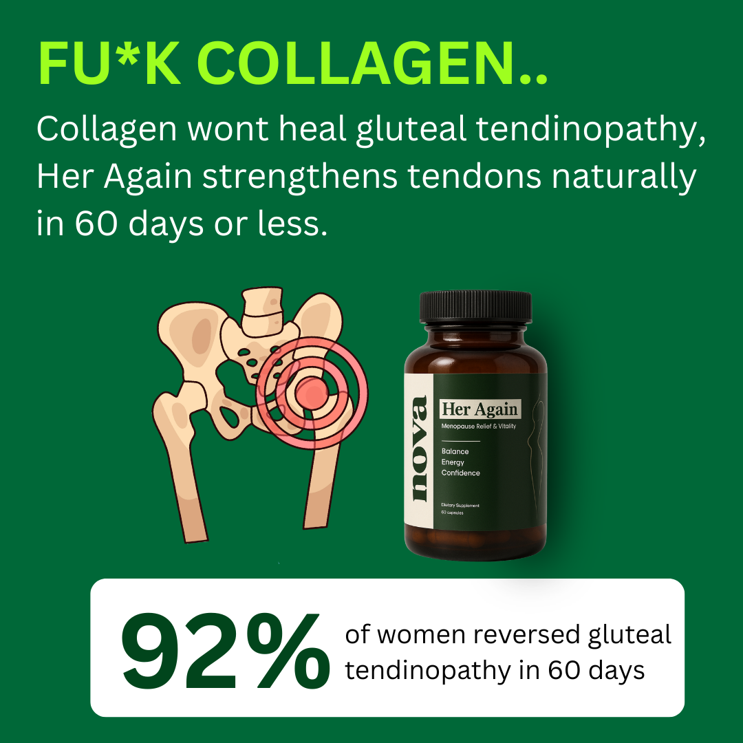Elegente Byron Bay Facebook ad: Fix Hip Pain Without HRT