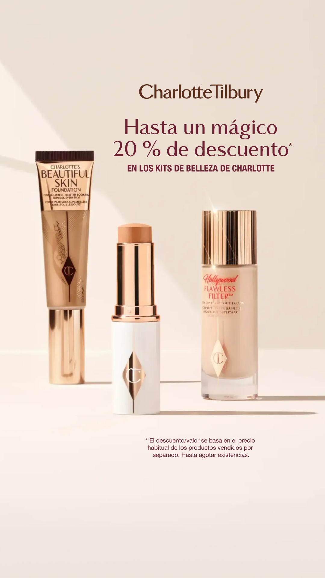 Charlotte Tilbury Facebook ad
