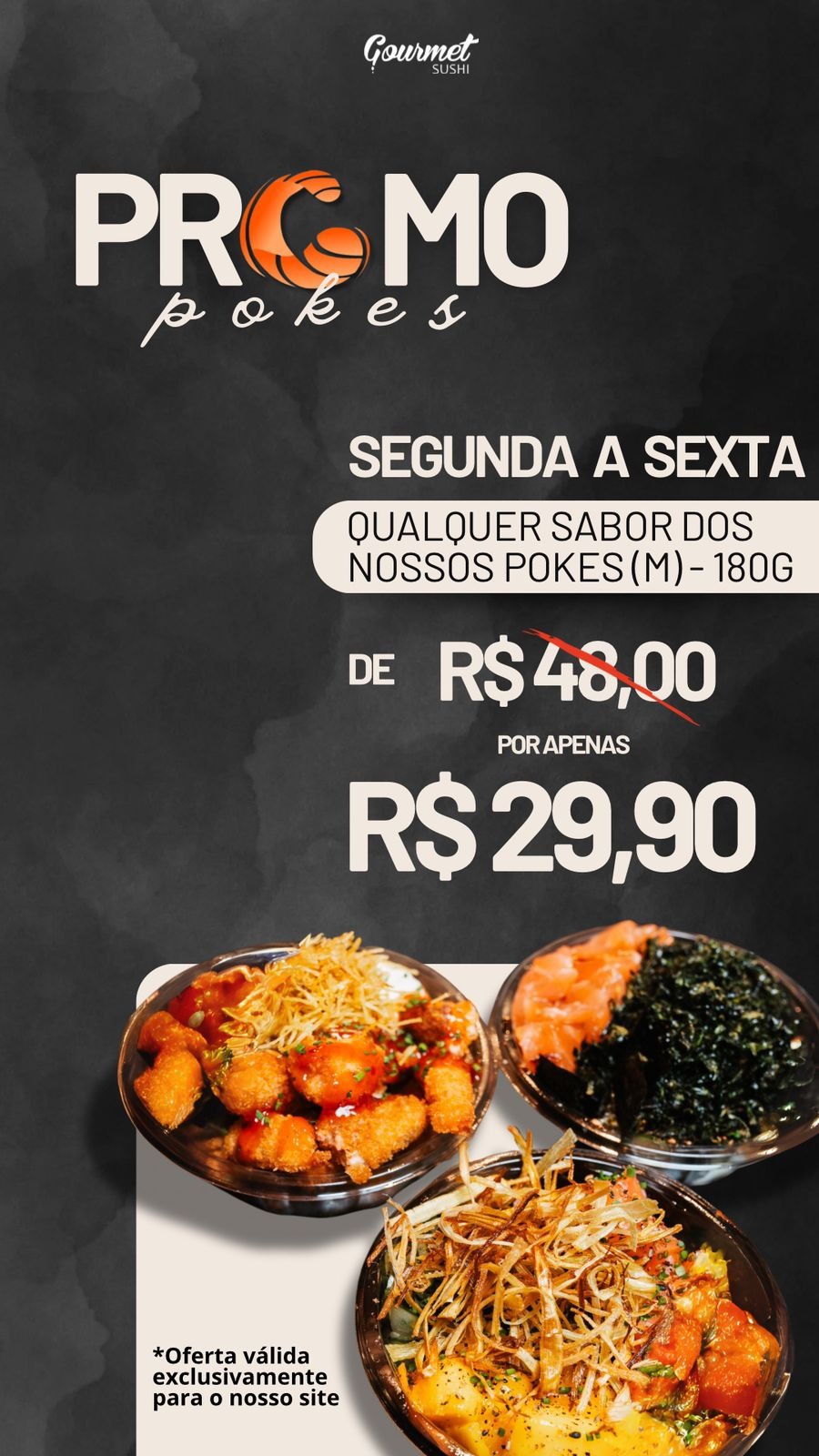 Gourmet Sushi Facebook ad