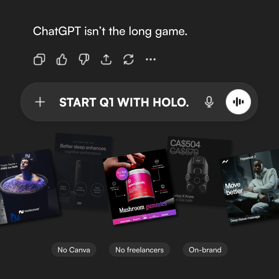 Holo Facebook ad
