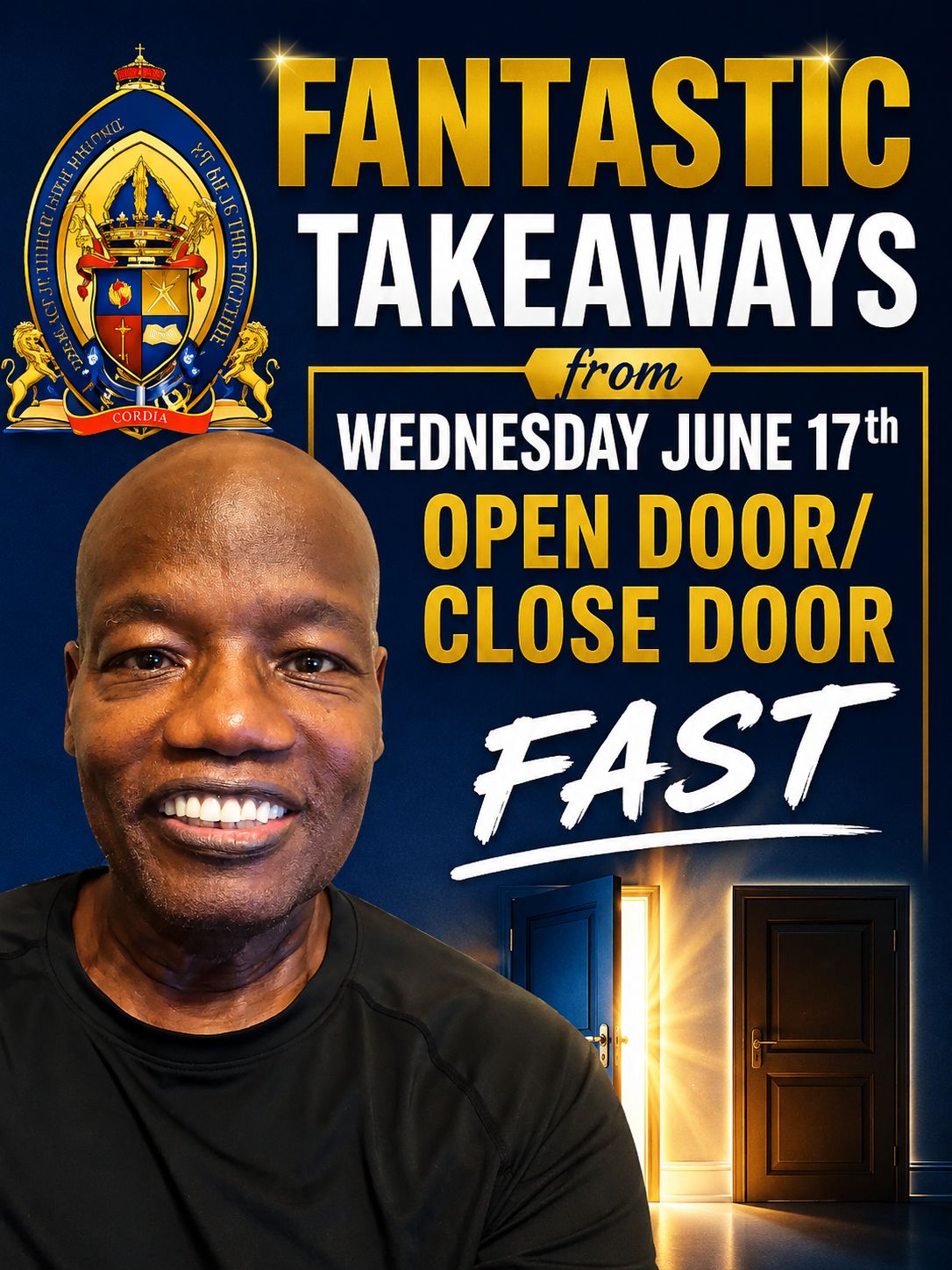 Steven Layne Facebook ad: OPEN DOOR / CLOSED DOOR FAST