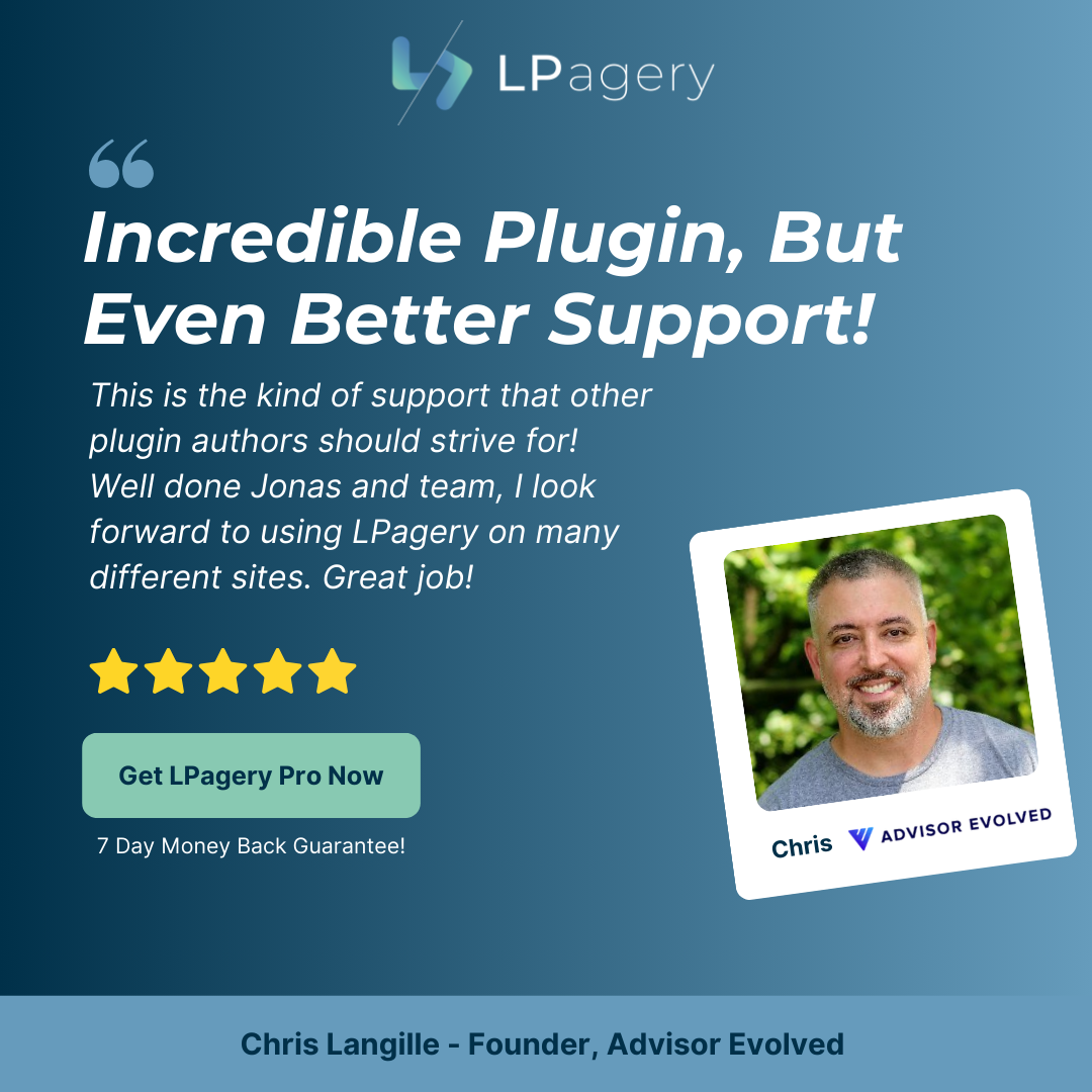 LPagery - WordPress Bulk Page Creator Facebook ad