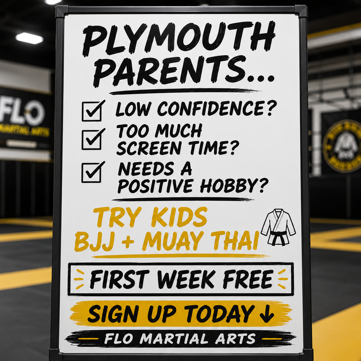 Flo Martial Arts Facebook ad