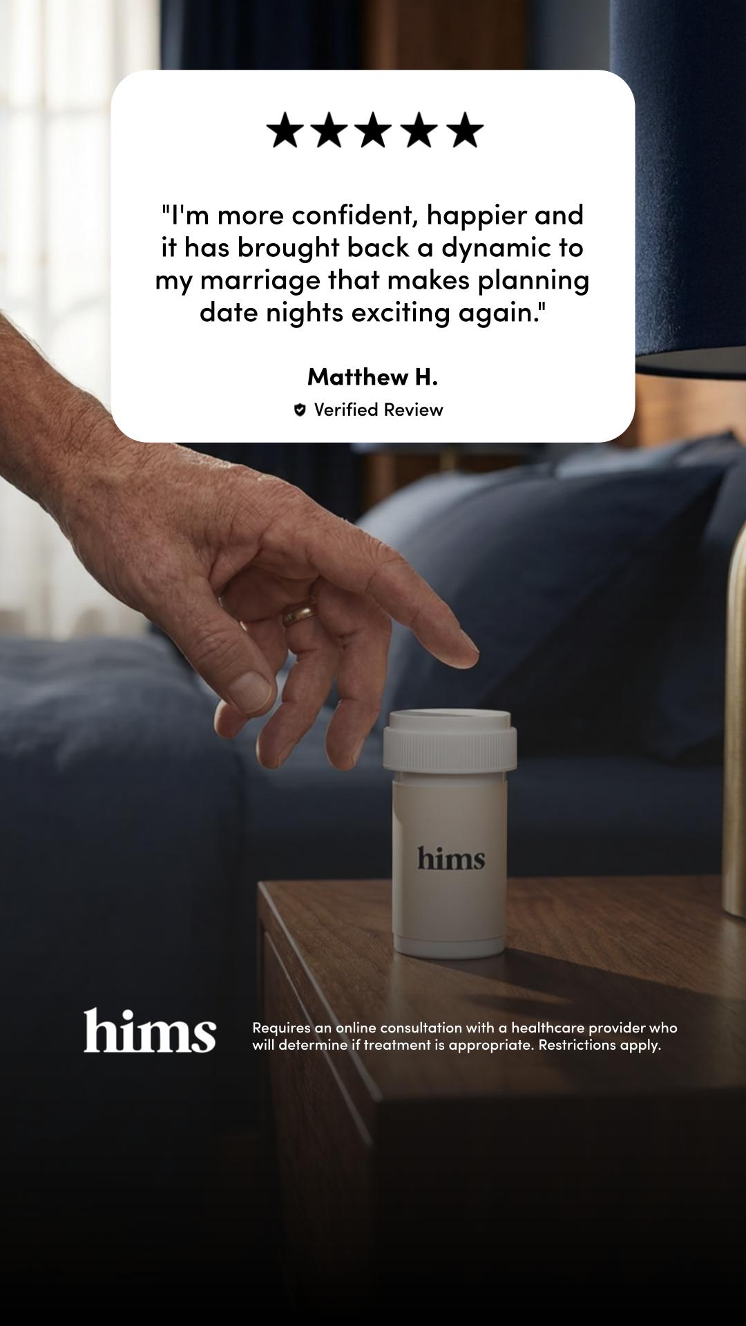 hims Facebook ad