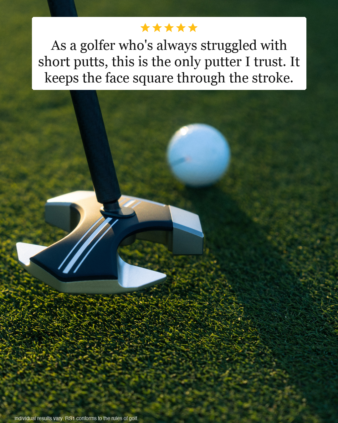 Performance Golf Facebook ad