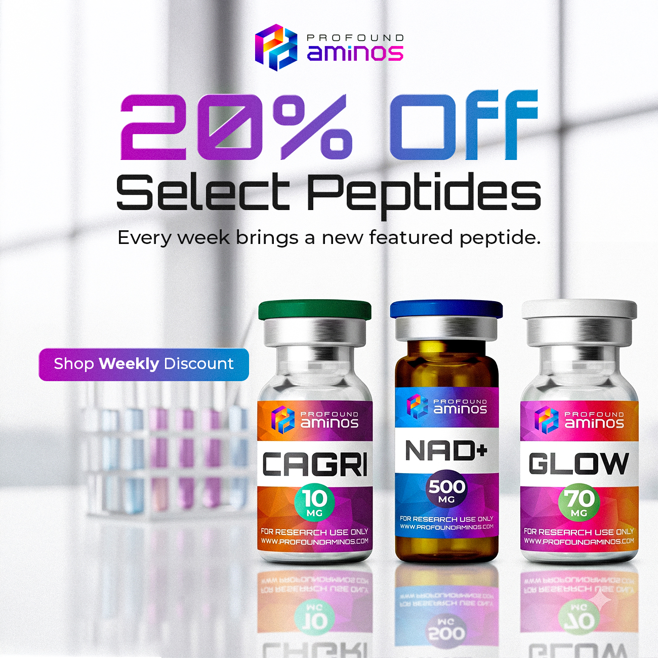 Profound Aminos Store Facebook ad