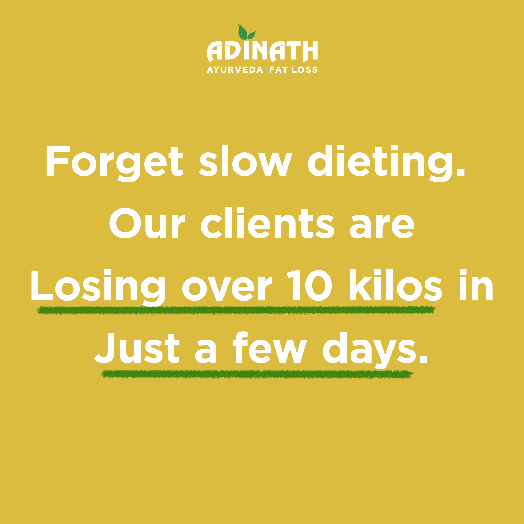 AdinathAyurveda Facebook ad: Real results, real transformations!