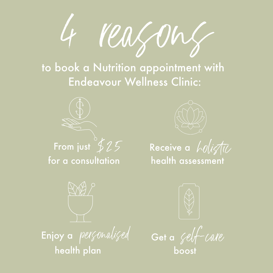 Endeavour Wellness Clinic Facebook ad: We offer a variety of natural health treatments.