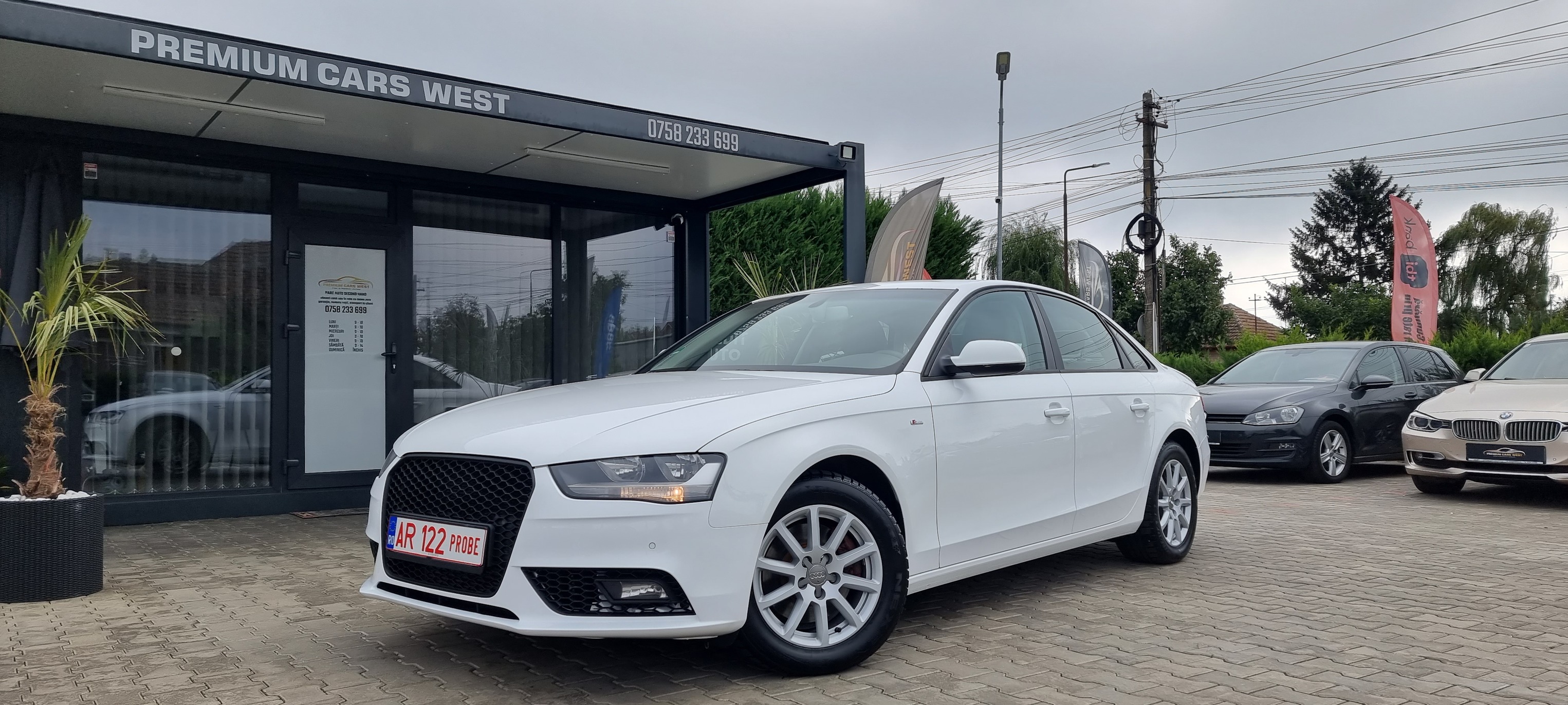 Premium Cars West Facebook ad: AUDI A4, 2.0 TDI, 143 CP, EURO 5