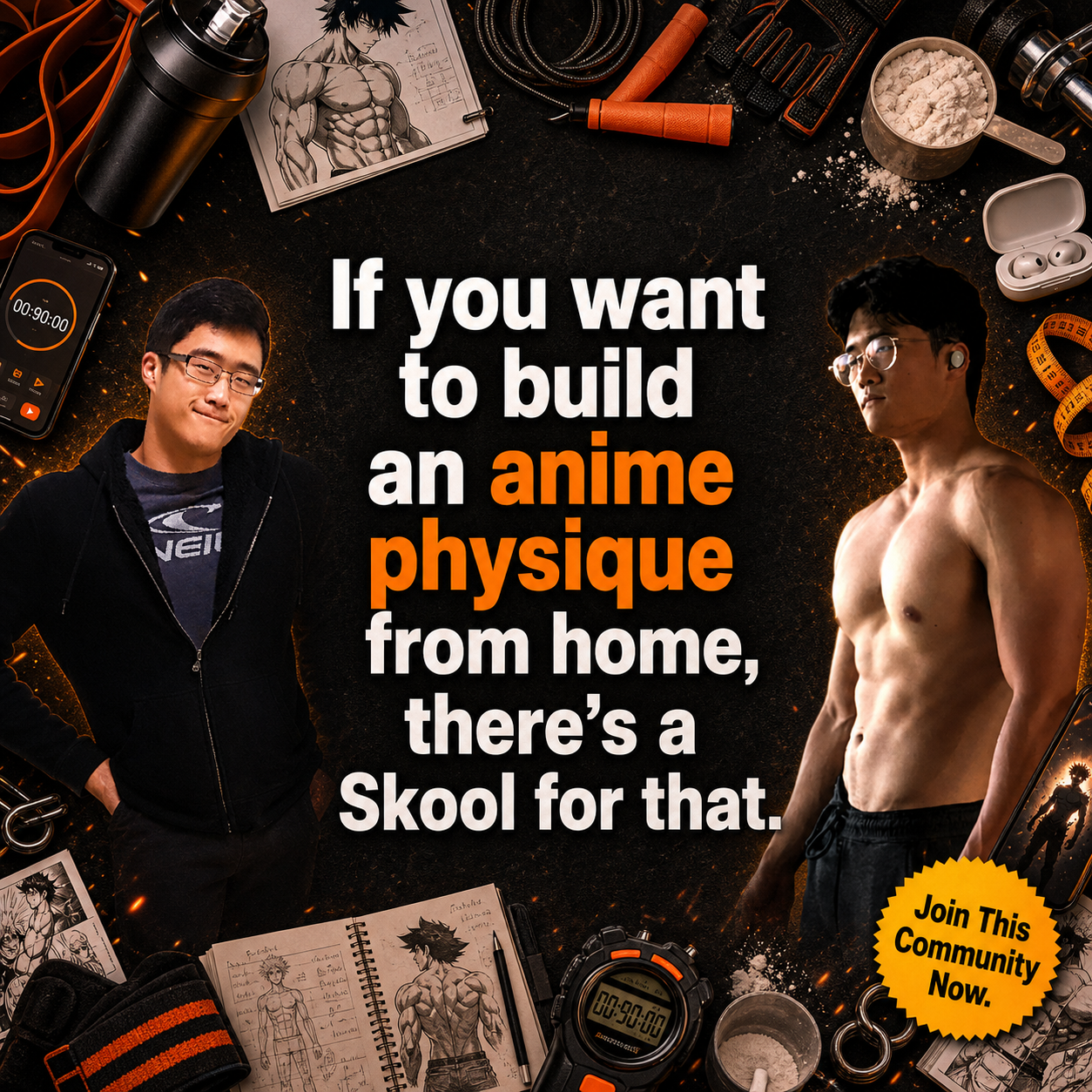 Skool Facebook ad