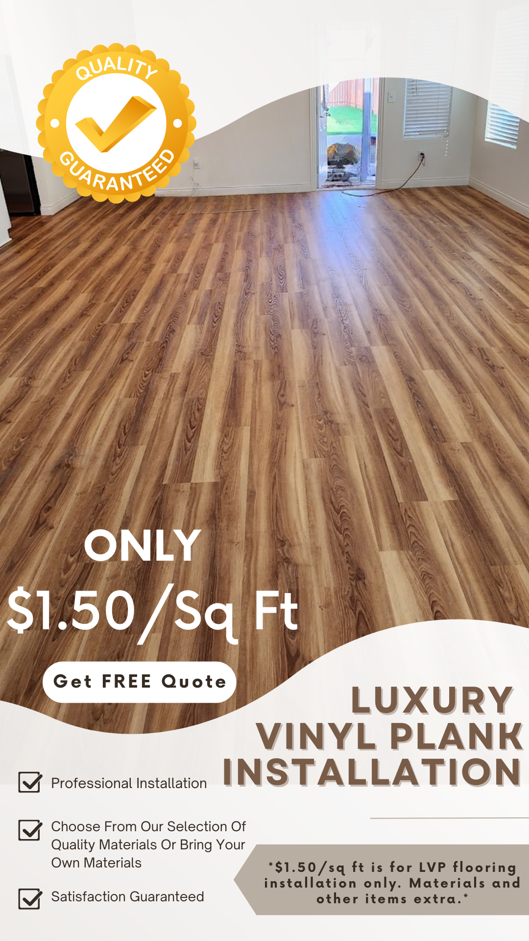 Adonay Flooring & Painting Facebook ad from May 22, 2026