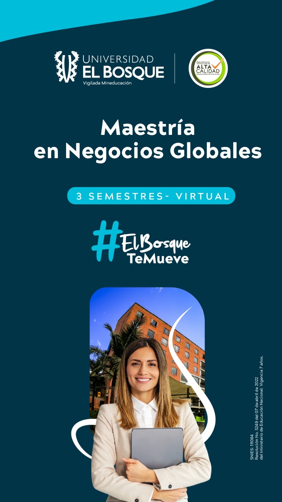 Admisiones Universidad El Bosque Facebook ad: ¡Fórmate como Magister en El Bosque!