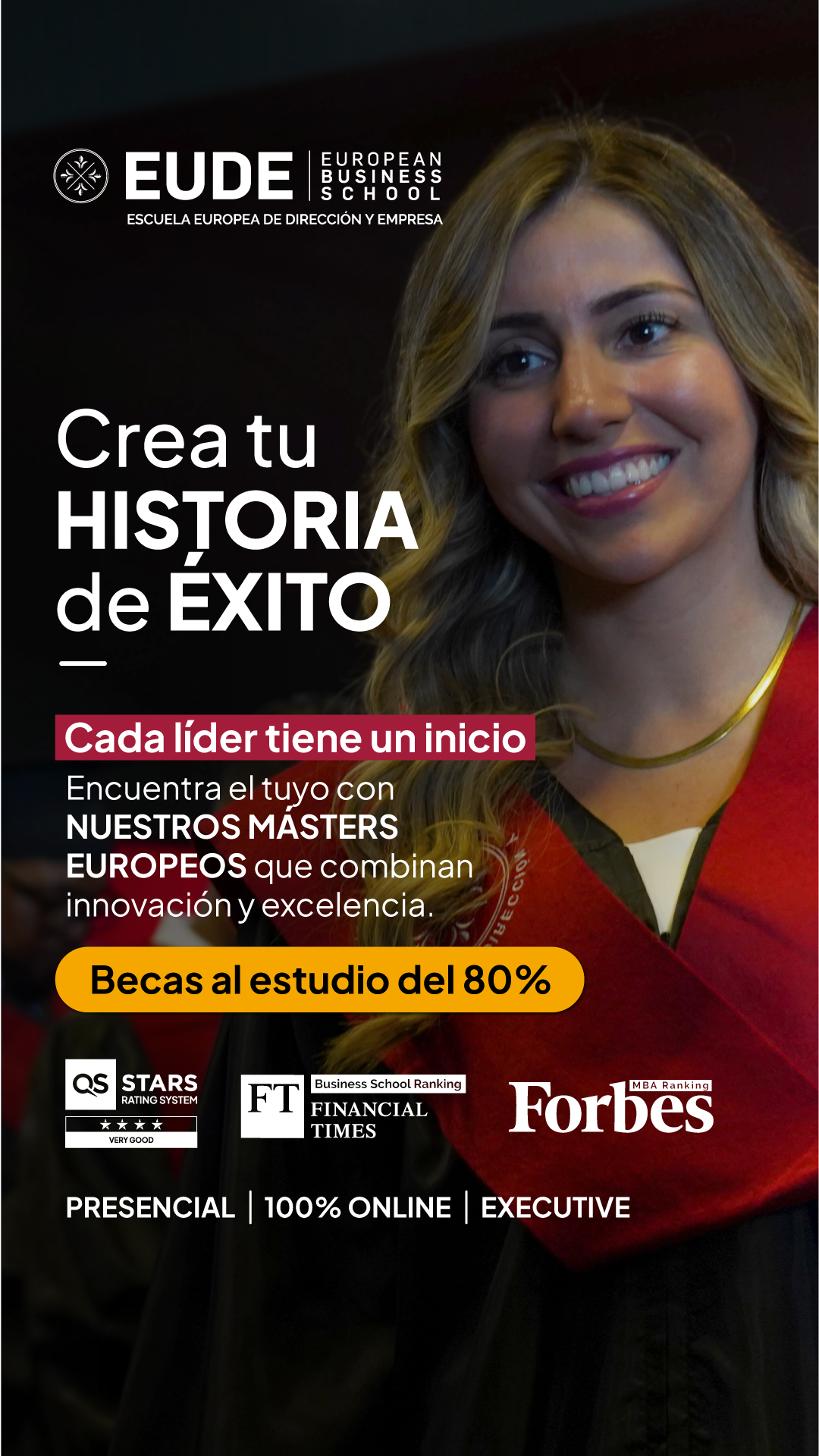 EUDE Business School Escuela Europea de Dirección y Empresa Facebook ad