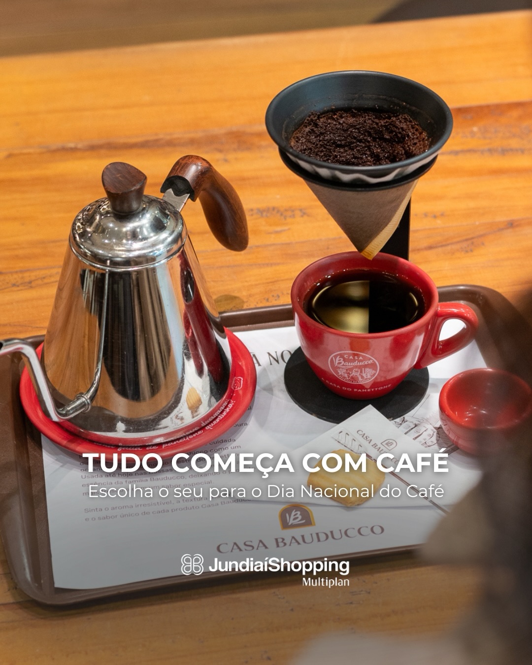 JundiaíShopping Facebook ad: Hoje é Dia Nacional do Café e nada…