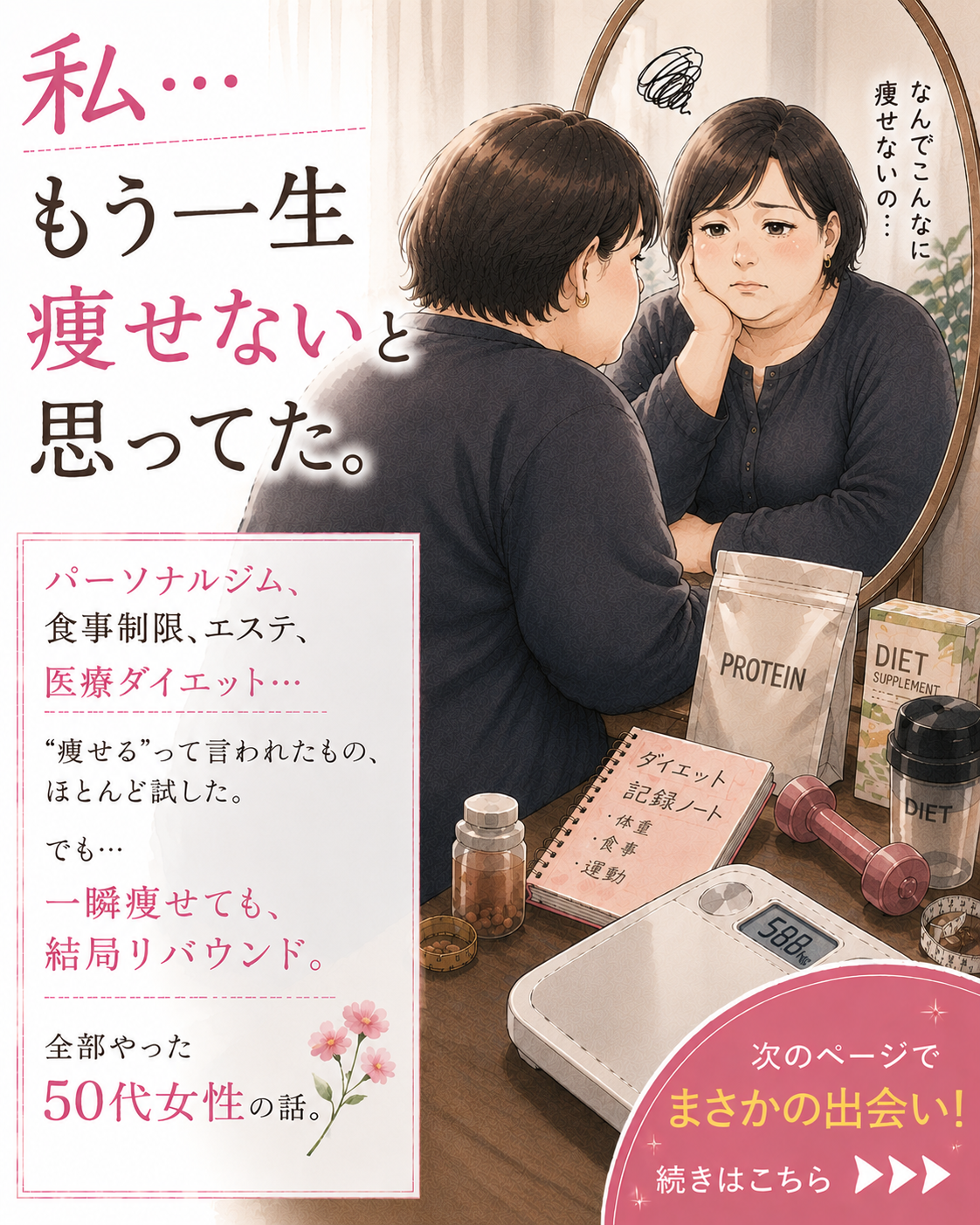 女性のためのラク瘦せダイエット Facebook ad