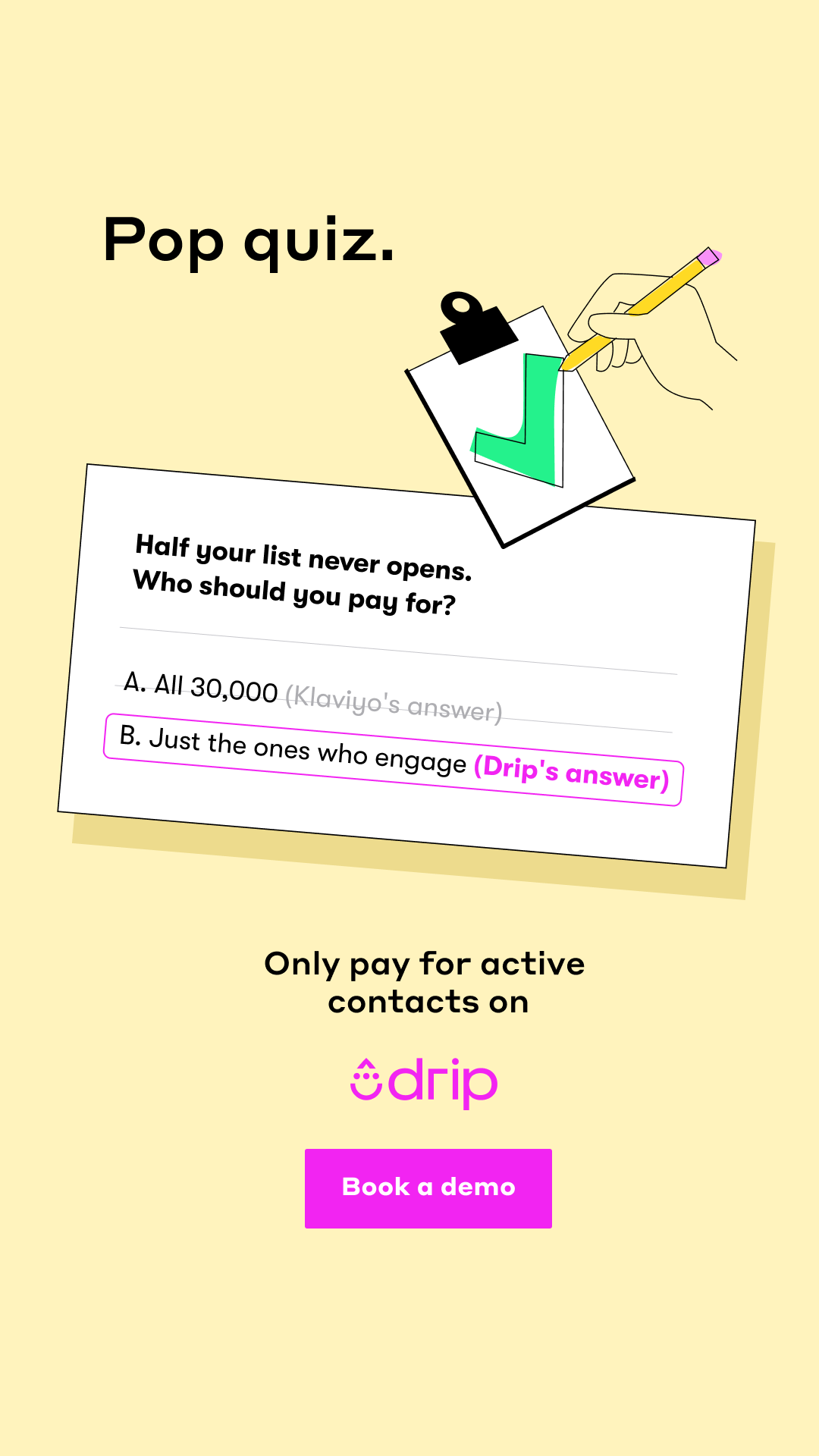 Drip Email Marketing for Ecommerce Facebook ad