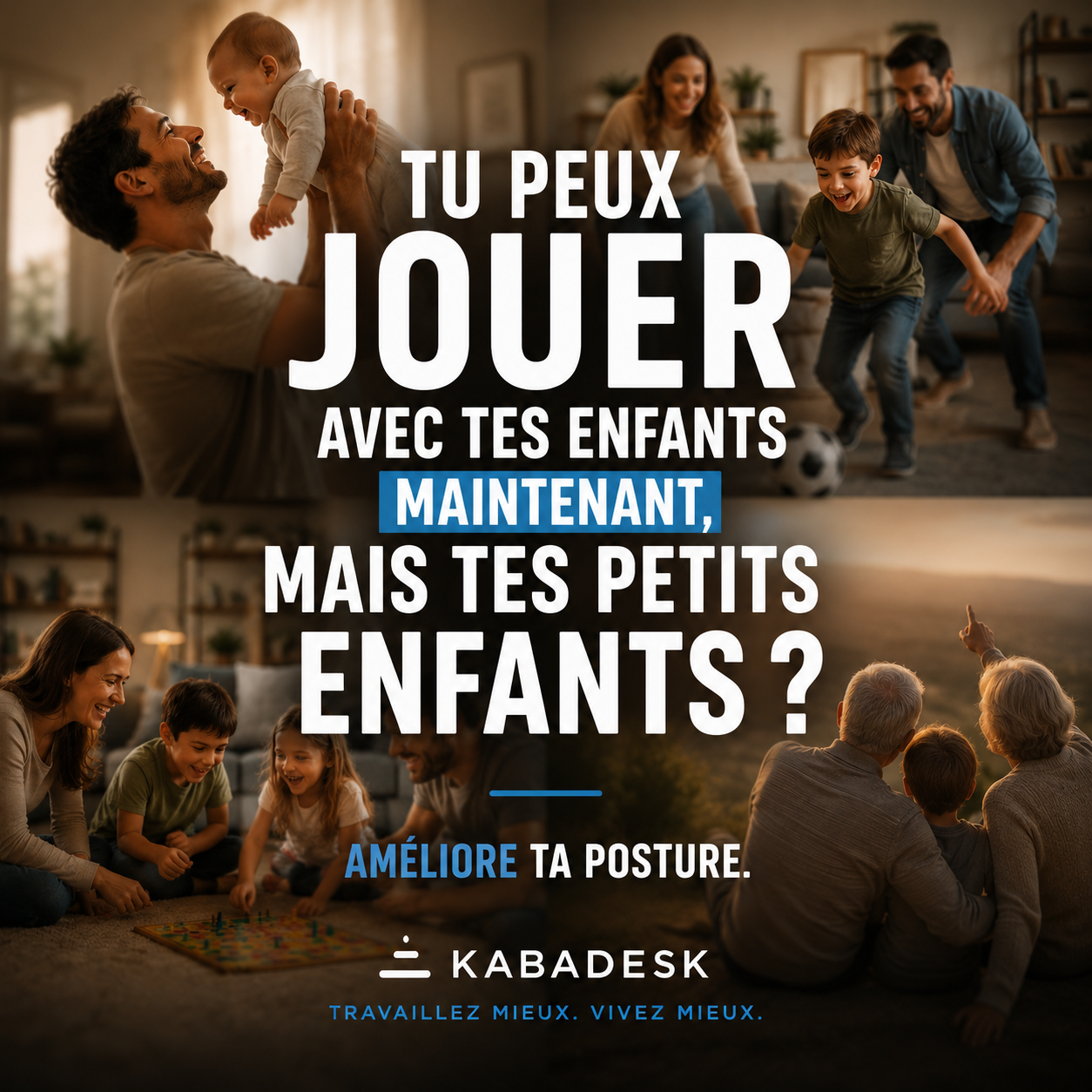 KabaDesk Facebook ad: Prenez soin de votre avenir.