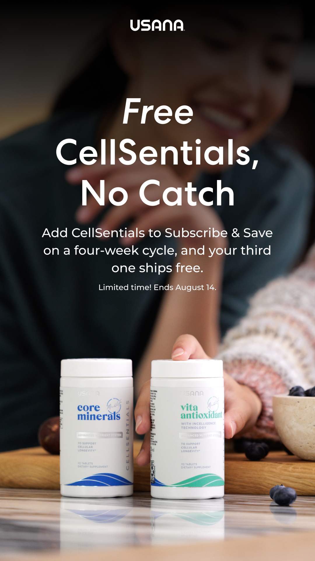 USANA United States Facebook ad from Aug 10, 2026