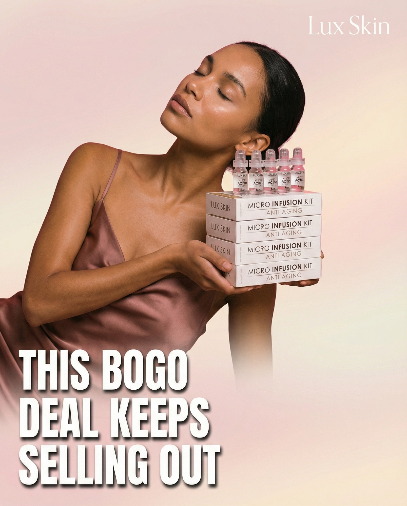 LUX SKIN Facebook ad