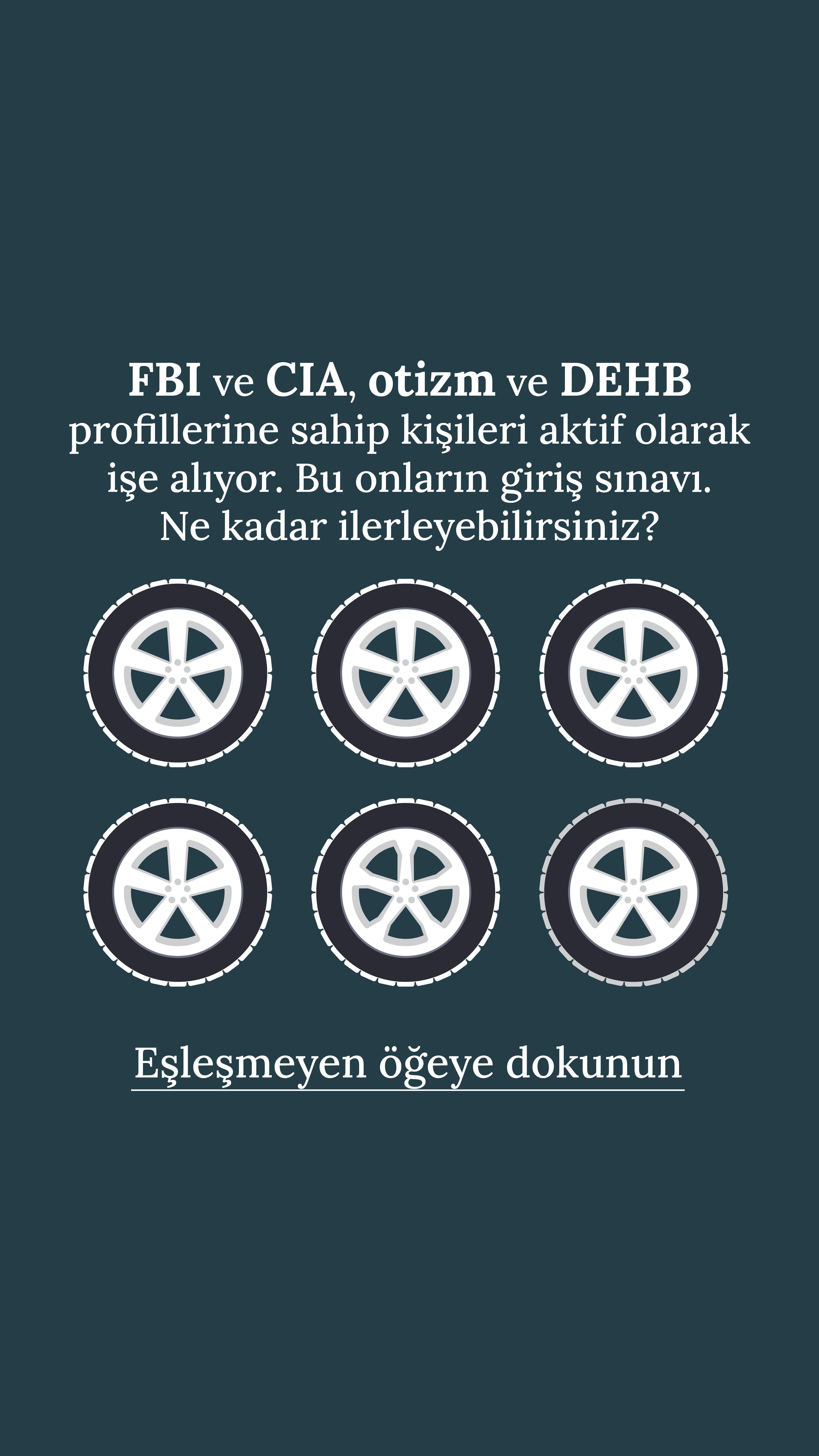 International Brain Test Facebook ad