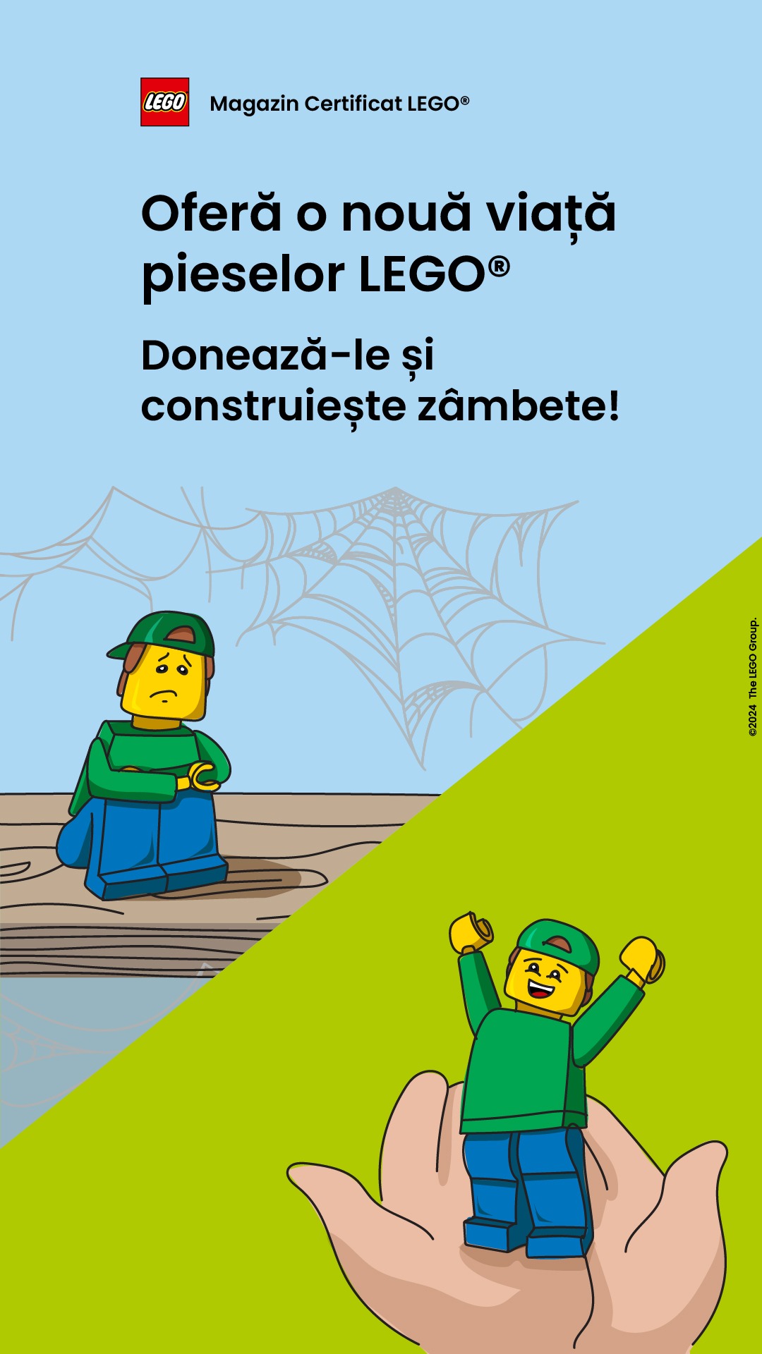 Magazin Certificat LEGO Facebook ad