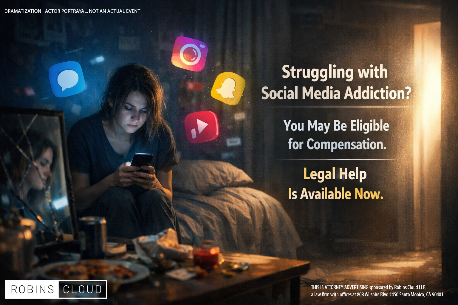 Medical Investigation Facebook ad: Click Learn More, No Cost to You