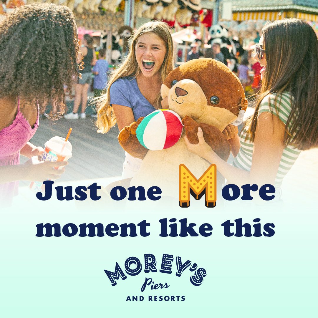 Morey's Piers & Beachfront Water Parks Facebook ad from Jun 10, 2026