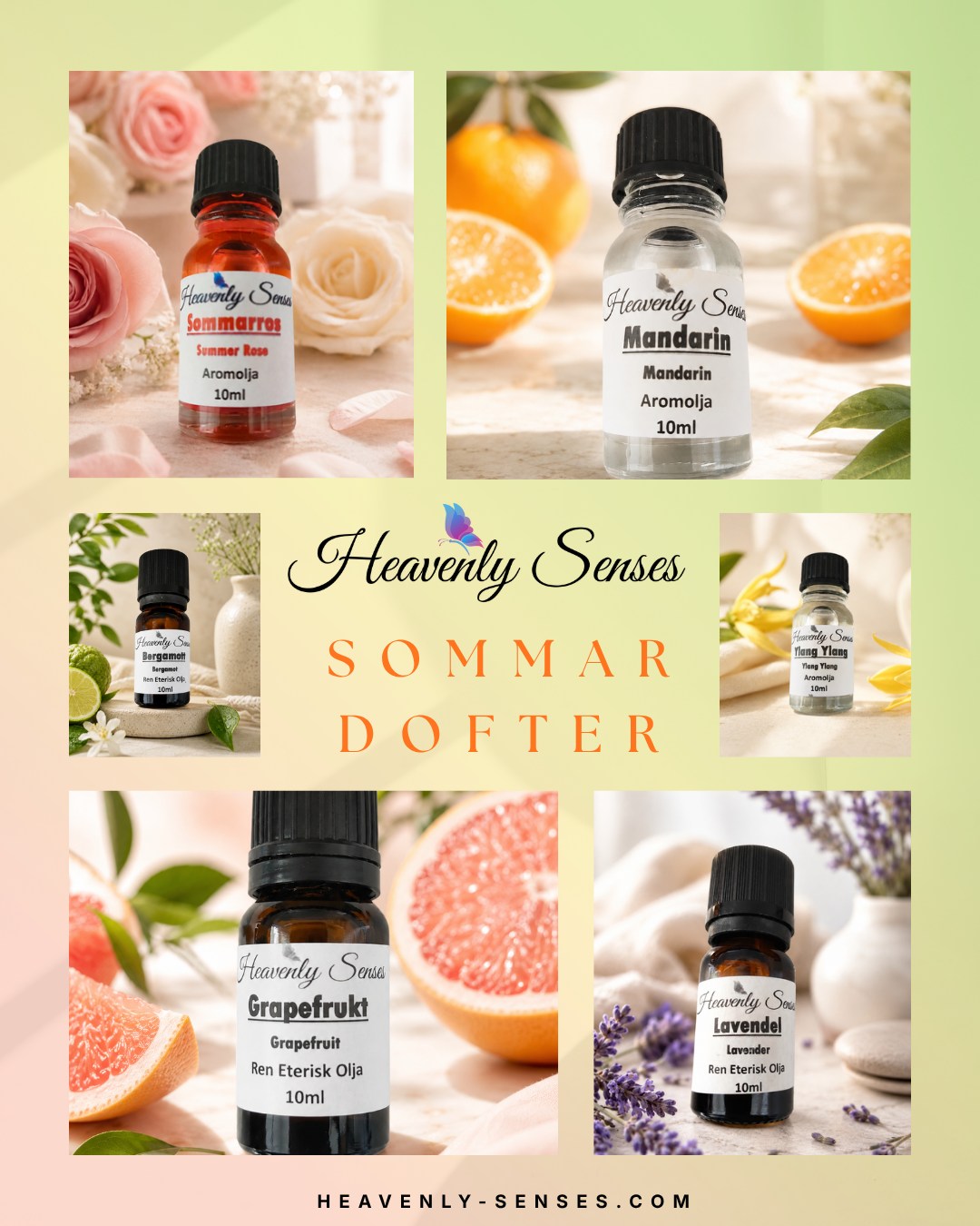 Heavenly Senses Facebook ad: Bjud in sommaren i ditt hem med friska…