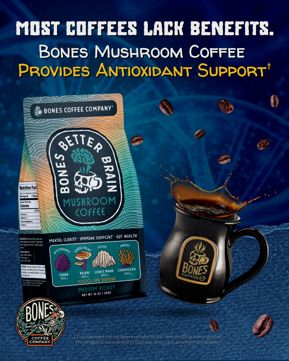 Bones Coffee Company Facebook ad