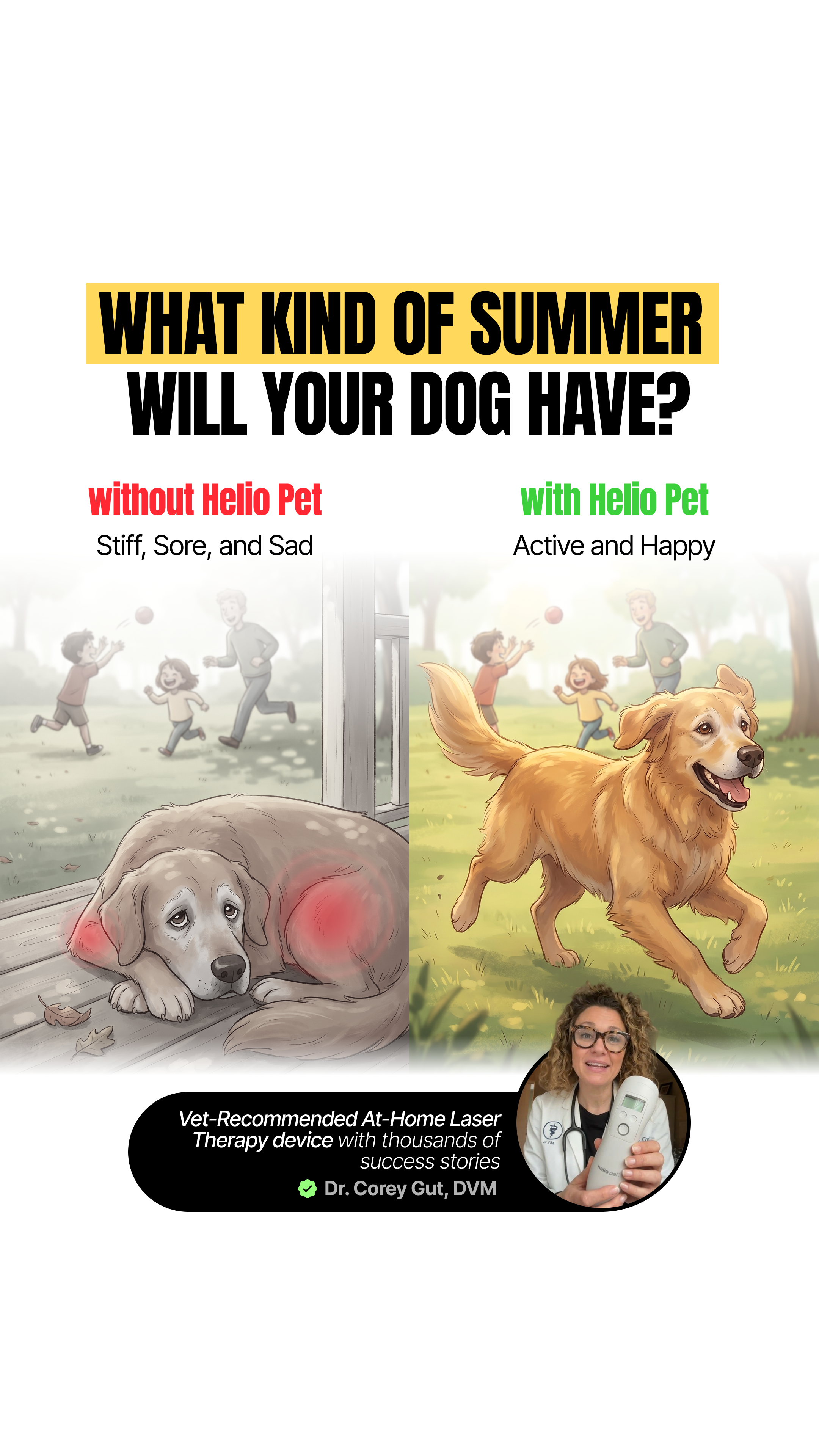 Helio Pet Facebook ad