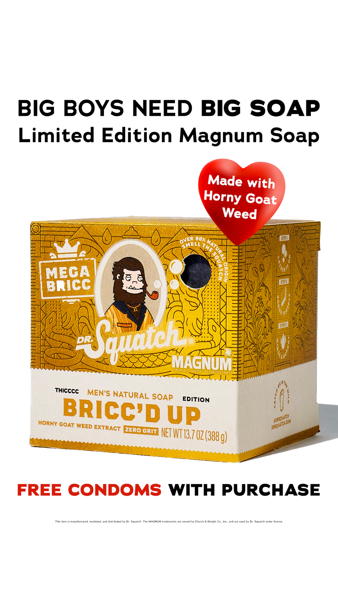 Dr. Squatch Facebook ad