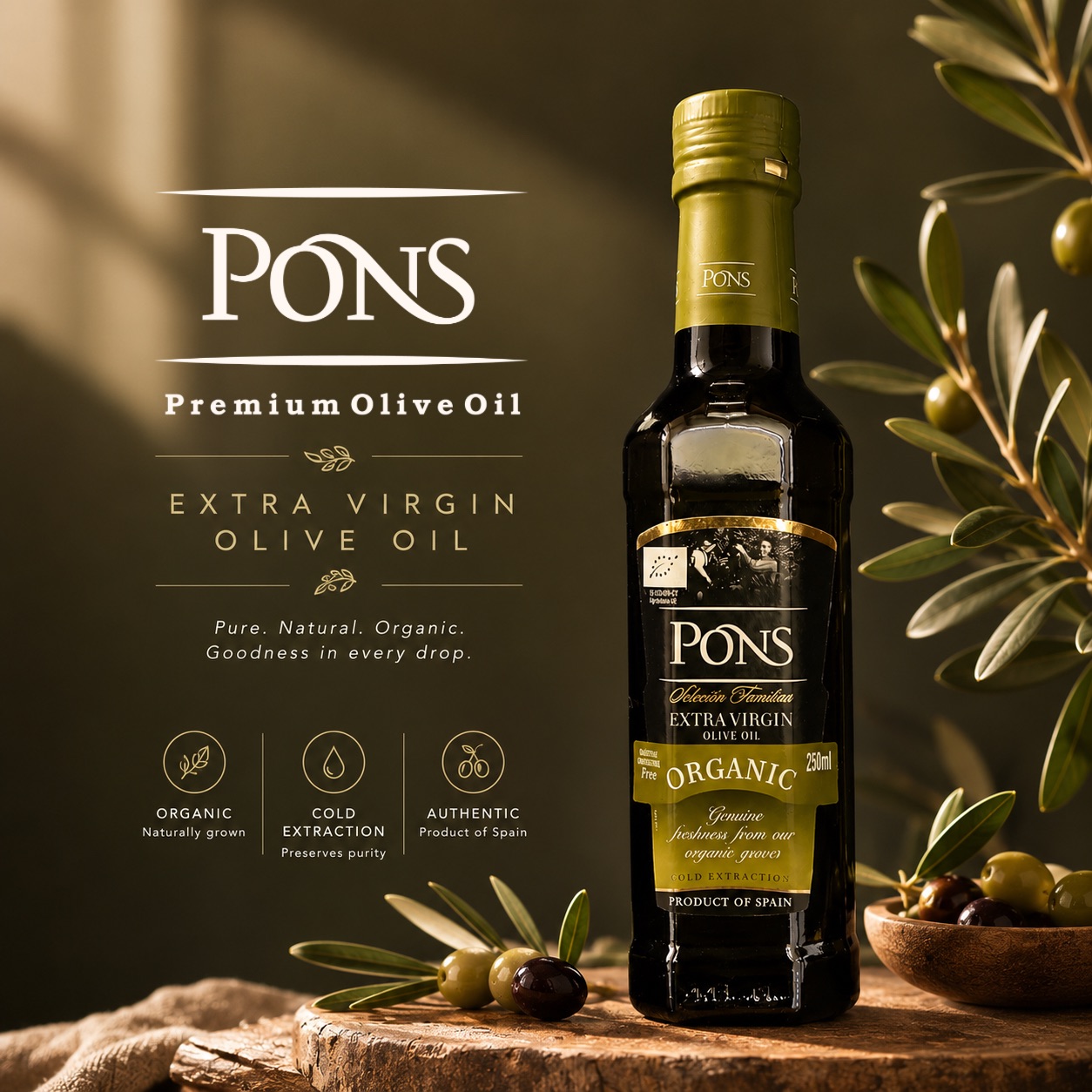 Pons Pakistan Facebook ad: From Spain to Your Kitchen