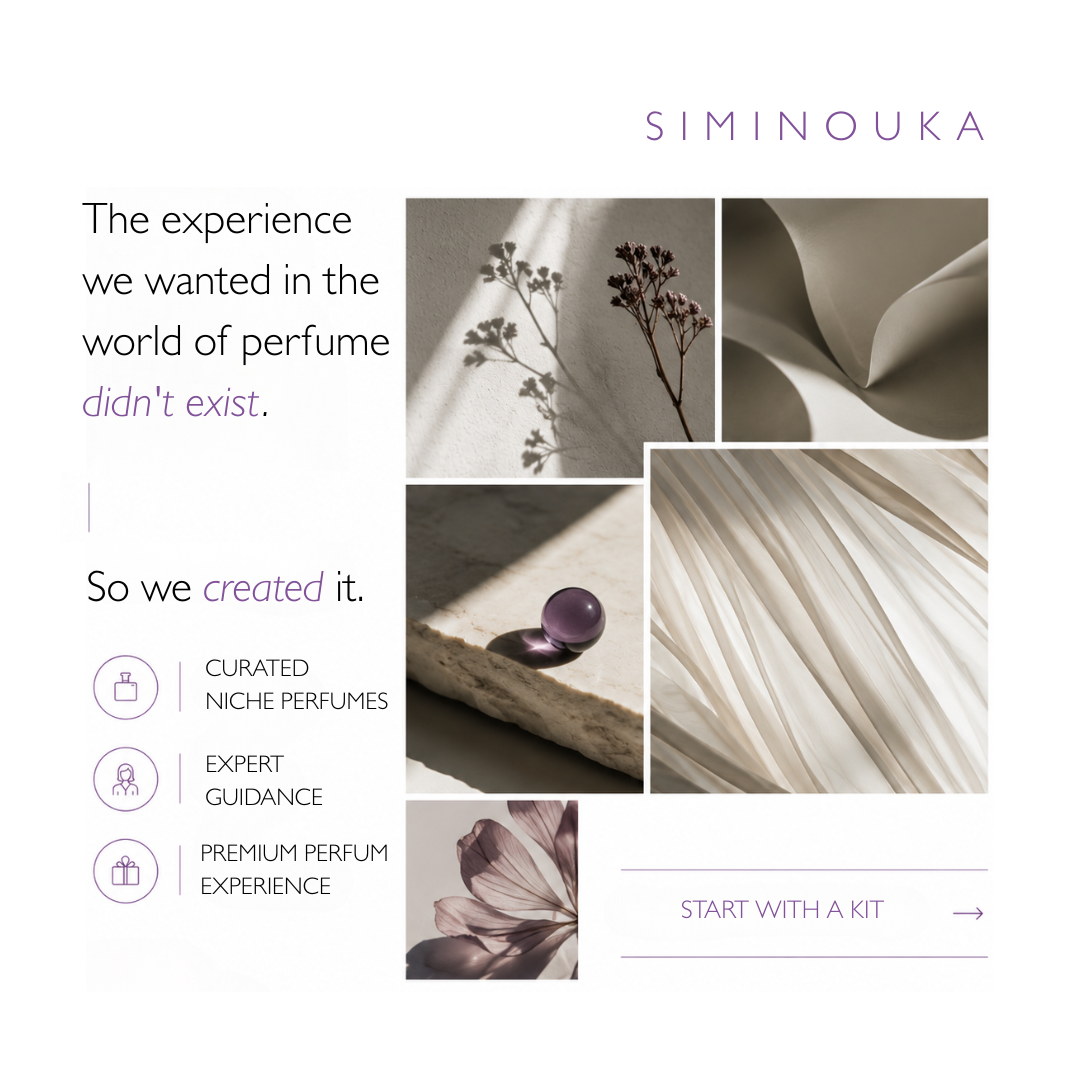 Siminouka Facebook ad: The perfume world you didn't know