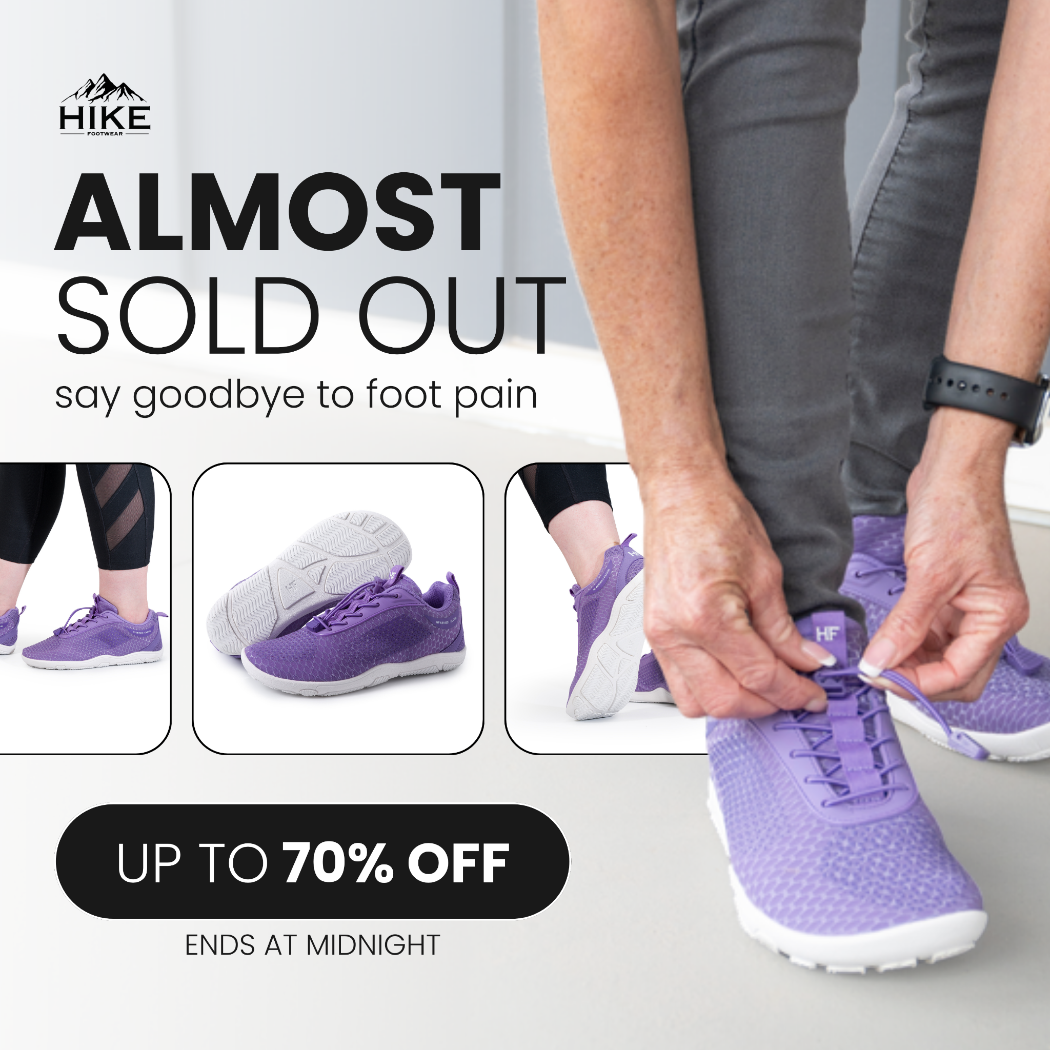 HIKE Footwear Facebook ad