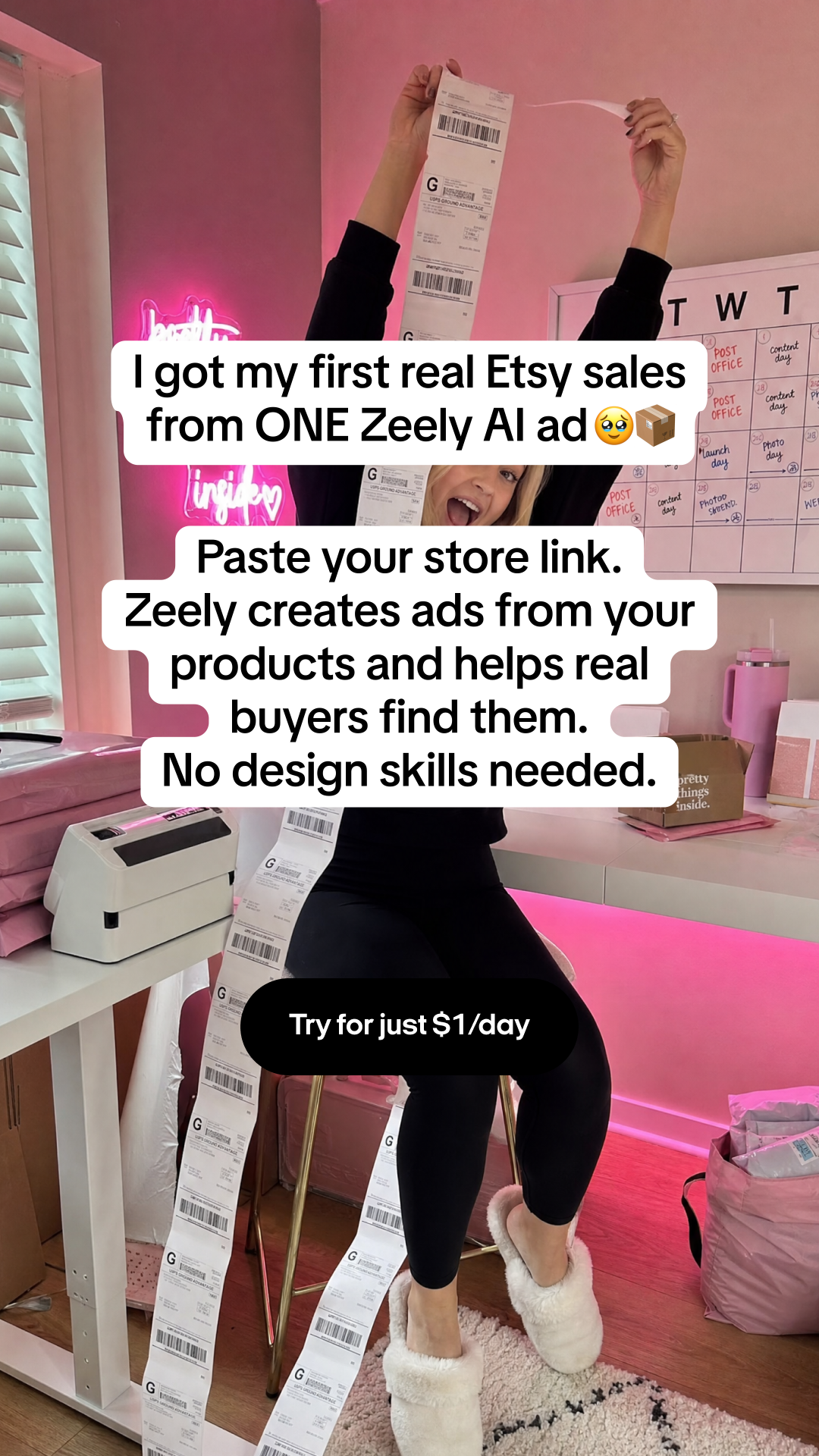 Zeely Facebook ad