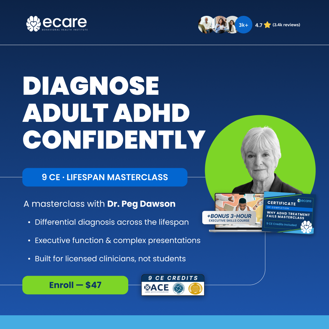 eCare Behavioral Health Institute Facebook ad