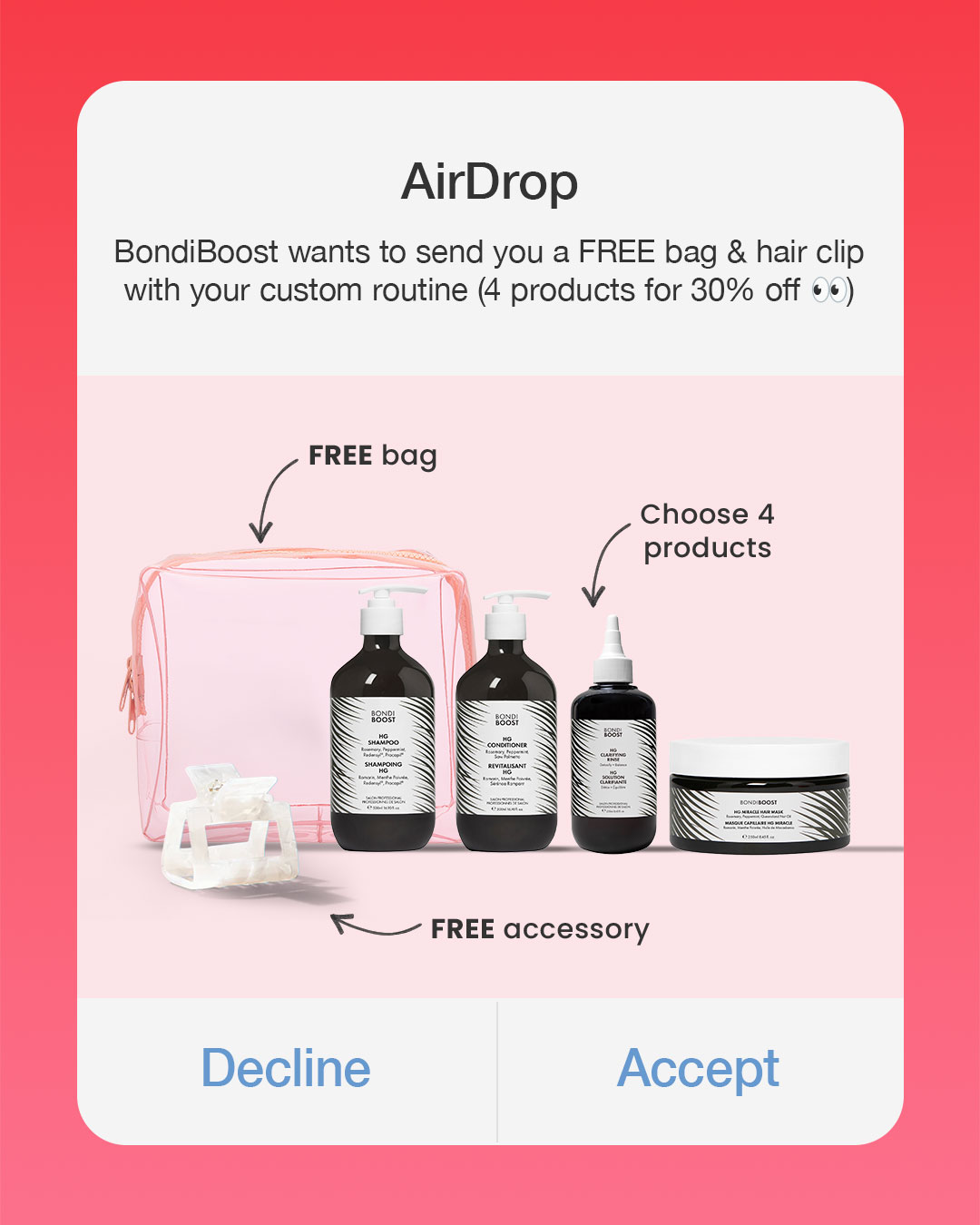 BondiBoost Facebook ad