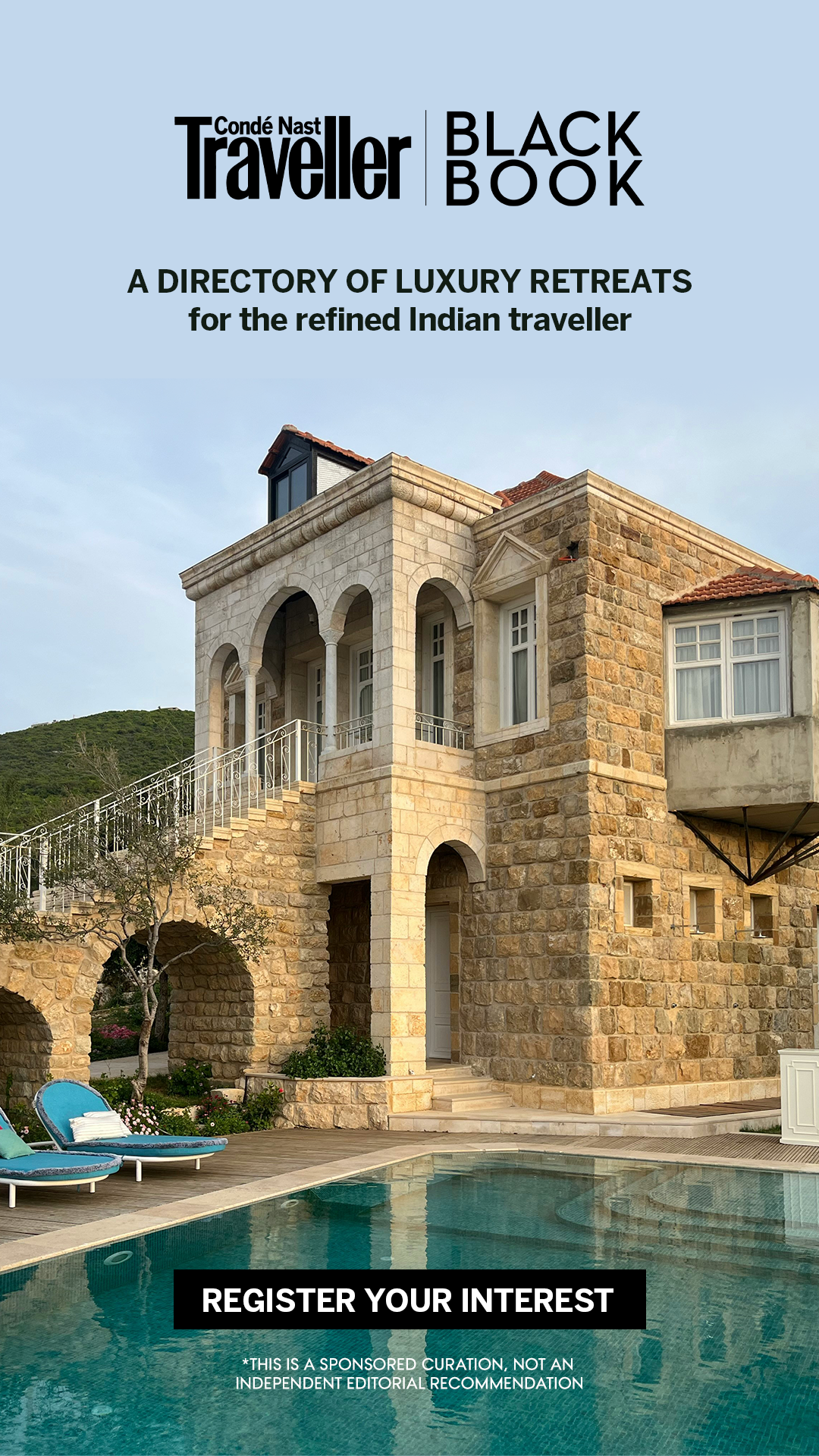 Condé Nast Traveller India Facebook ad from May 23, 2026