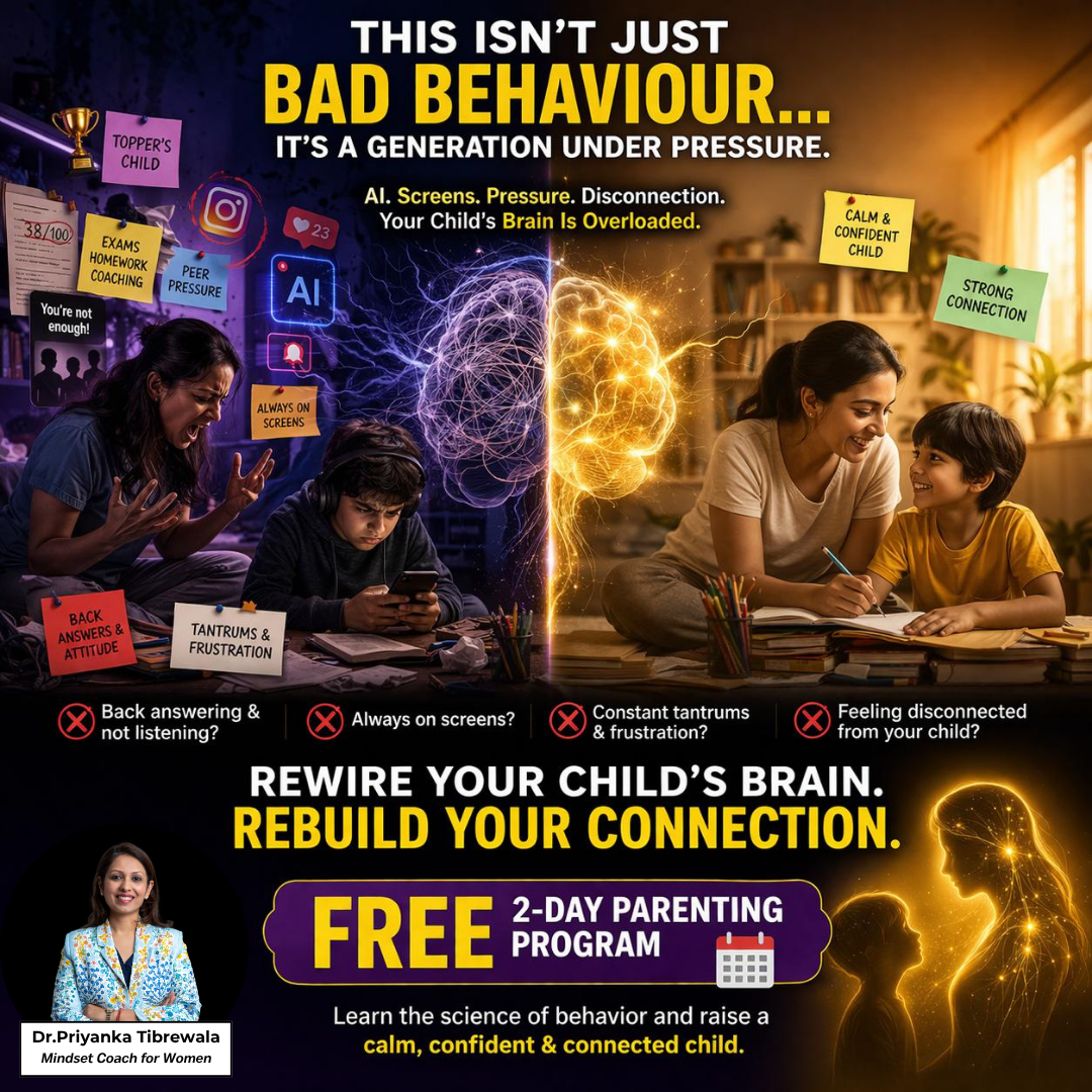Parentingwithpriyanka Facebook ad: Free 2-Day Parenting Program for Moms