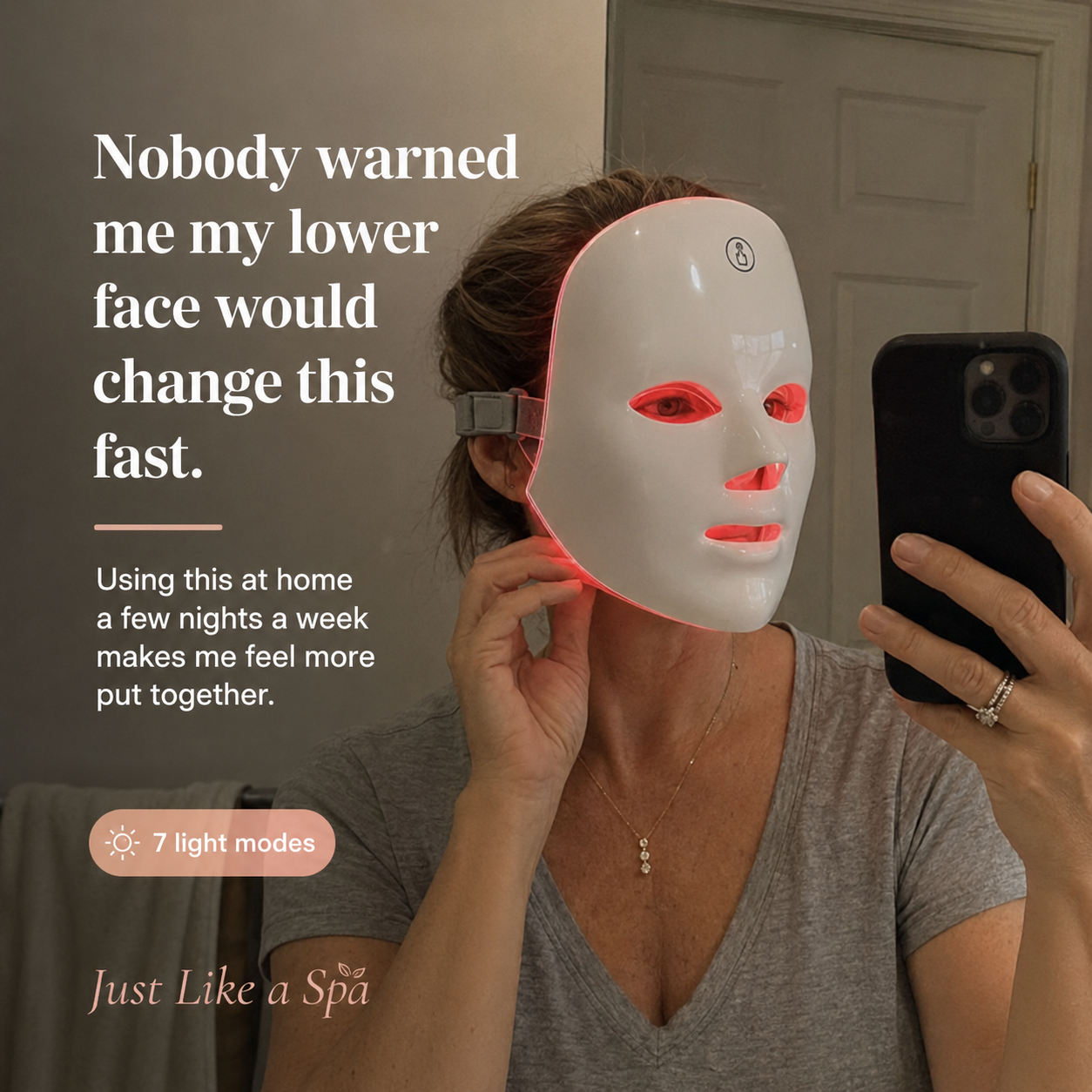 Just Like a Spa Facebook ad: For Skin That Feels Like It Changed Overnight