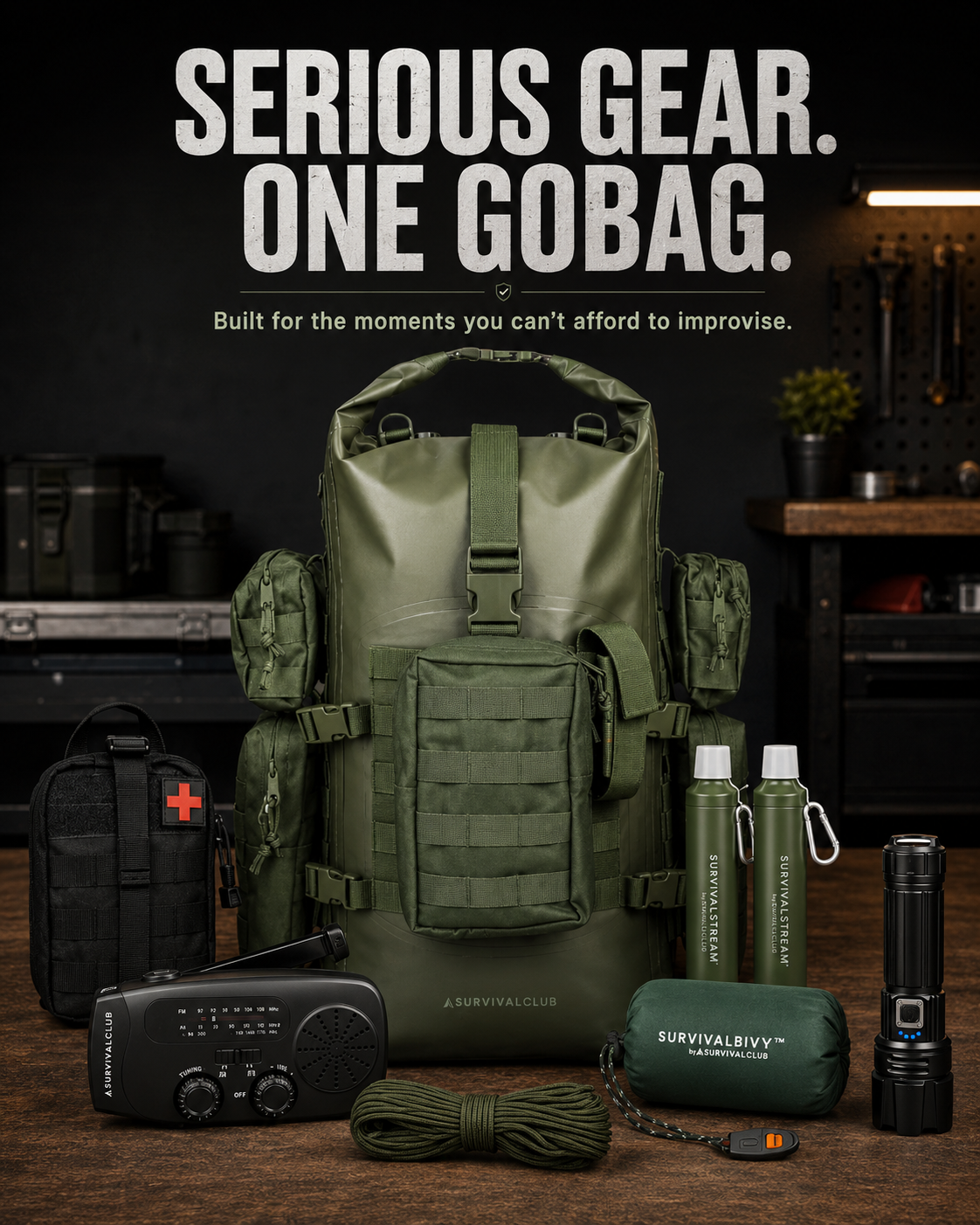 Survival Club Facebook ad