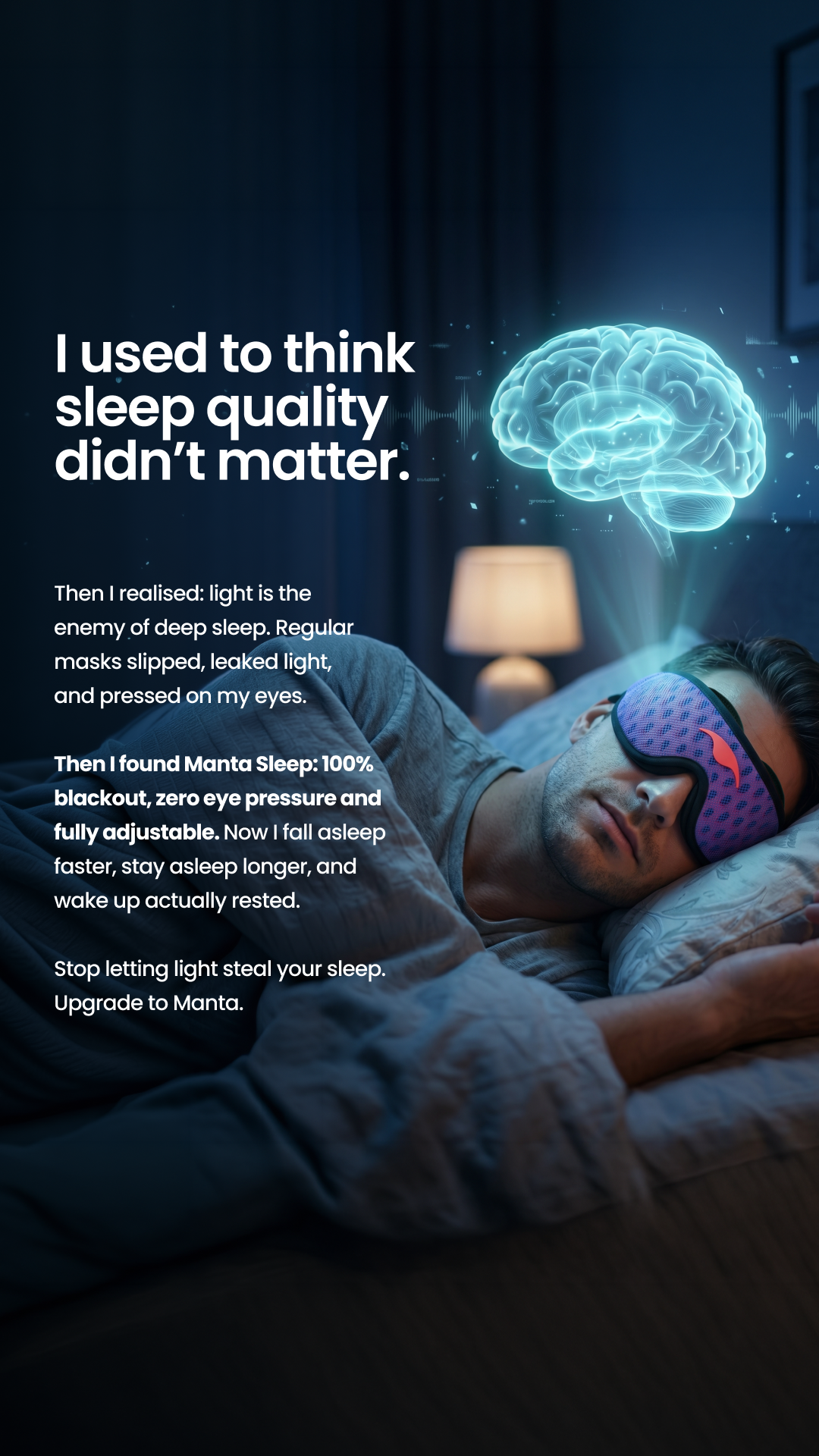 Manta Sleep Facebook ad