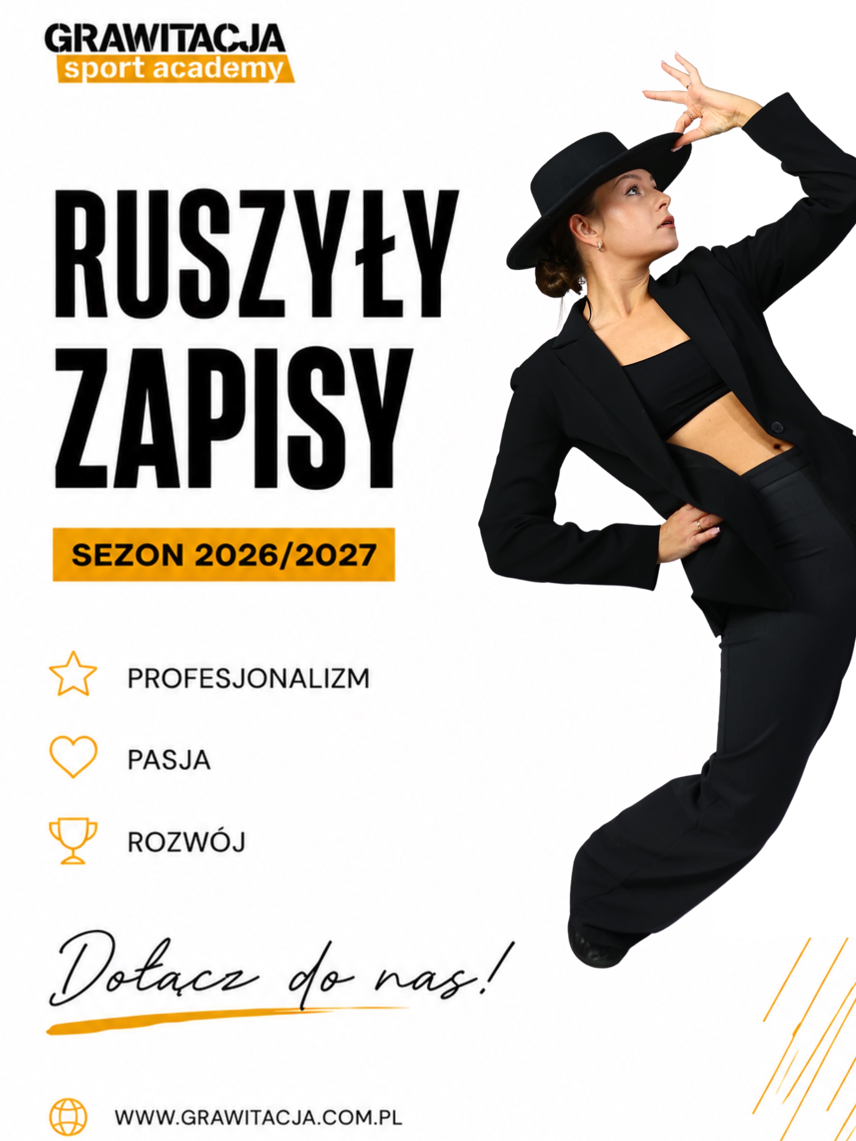 Grawitacja Sport Academy Facebook ad: ZAPISY NA SEZON 2026/2027 WYSTARTOWAŁY!