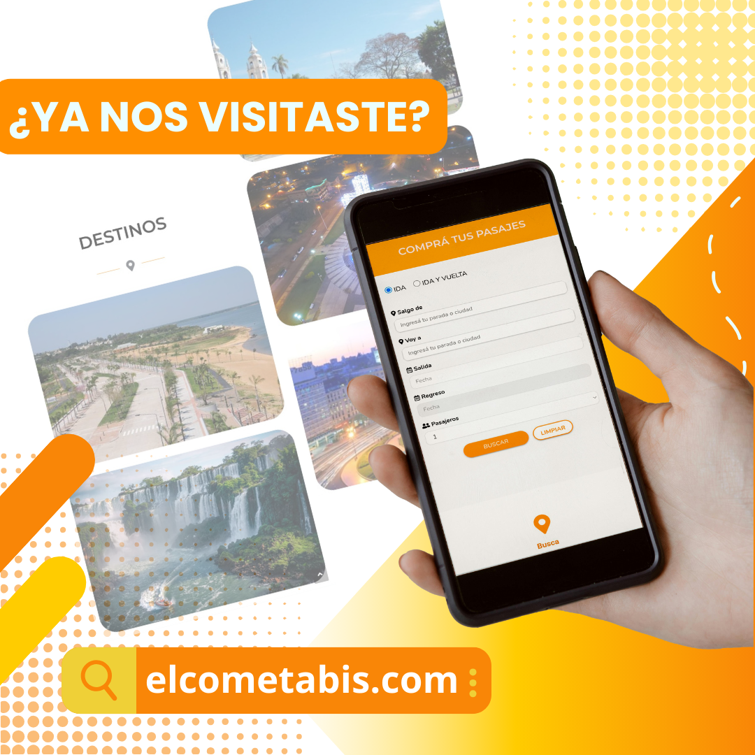 El Cometa Bis Facebook ad: ¡Comprá tus pasajes sin moverte de donde estees!