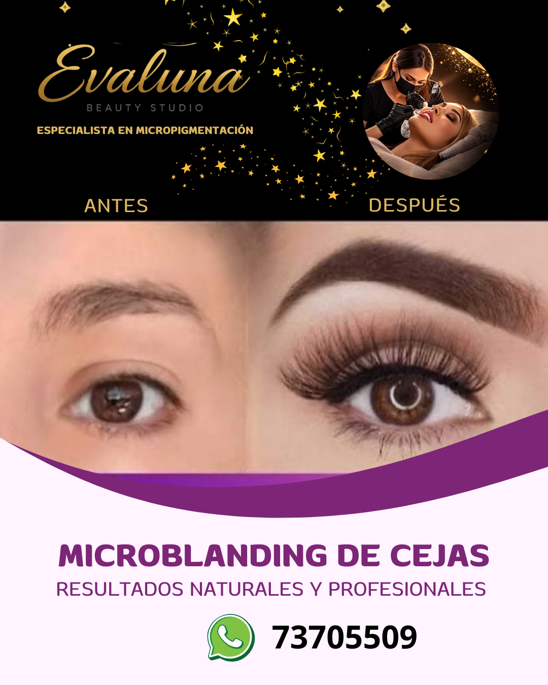 Evaluna Facebook ad: Chatea con nosotros