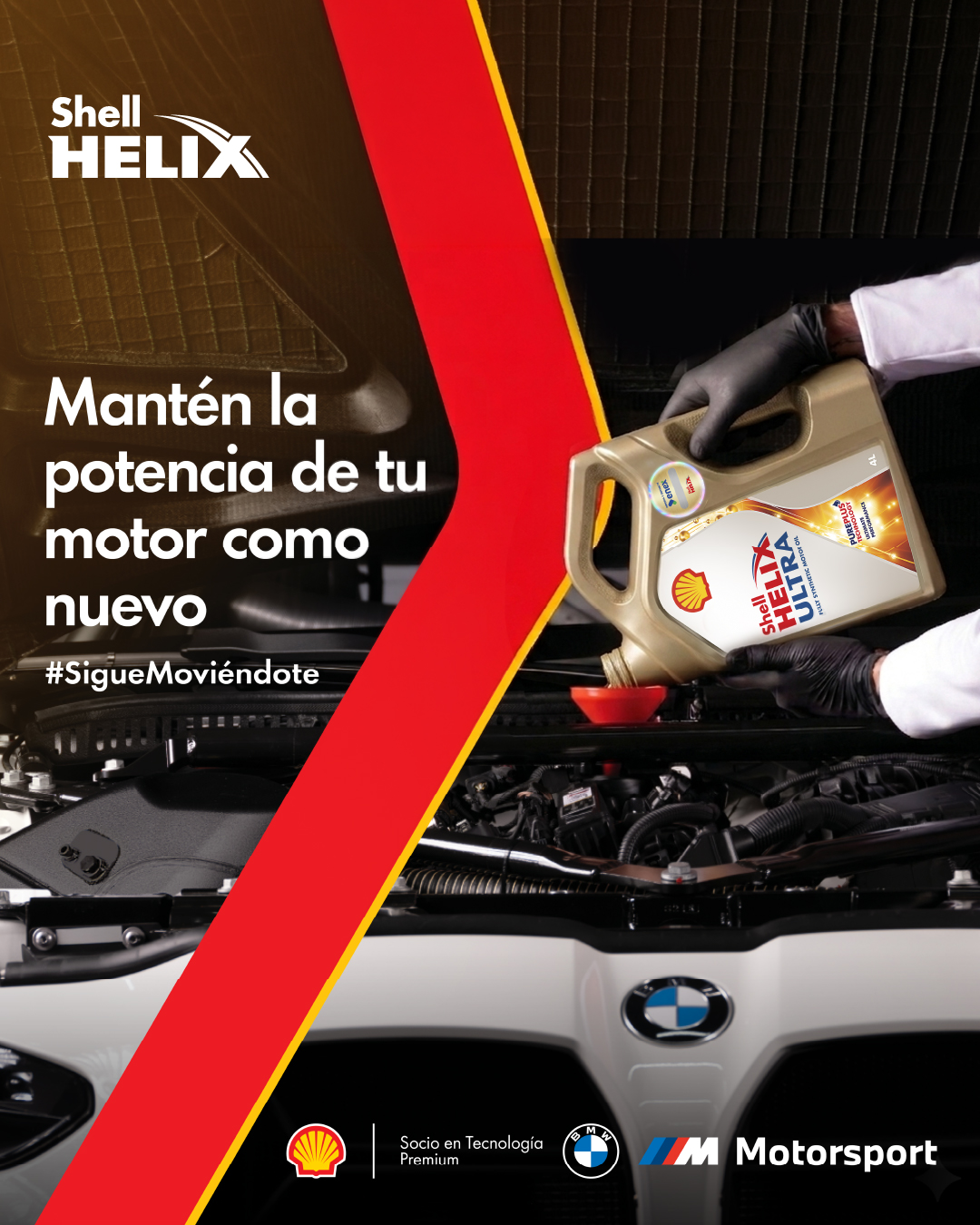 Shell Lubricantes Chile MD Facebook ad: ¿Quieres llevar la potencia de BMW Motorsport a…
