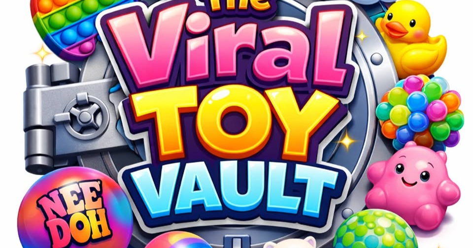 The Viral Toy Vault Facebook ad: Welcome to The Viral Toy Vault, your go…