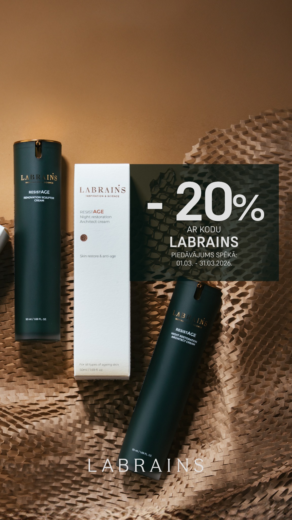 Labrains - Clean Beauty Premium Skincare Facebook ad